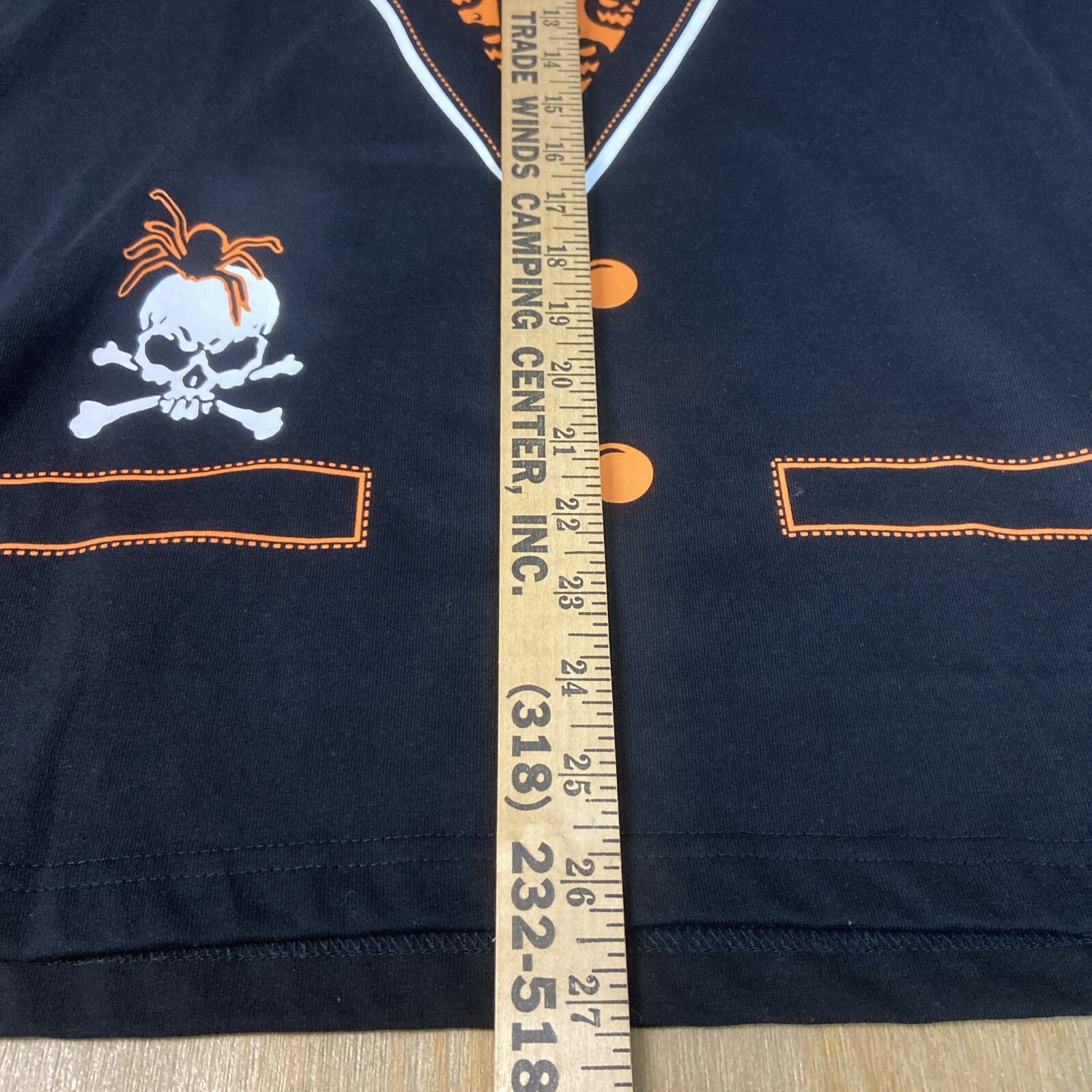 NEW Denim & Flower Skeleton Tuxedo Mens M Long Sleeve Shirt Spider Halloween