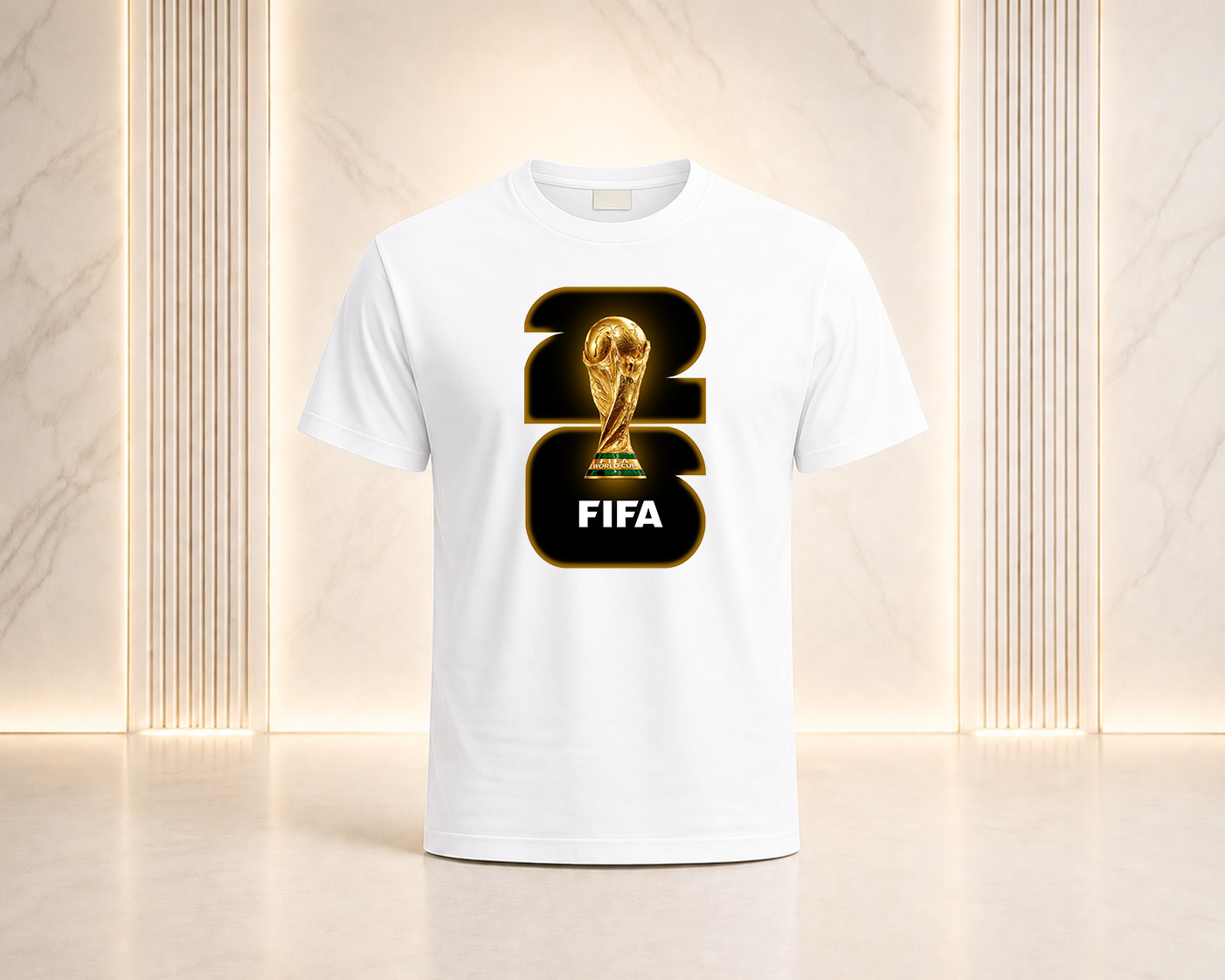 FIFA World Cup 2026 Unisex Cotton T-Shirt Soccer Fan Graphic Tee Casual Top