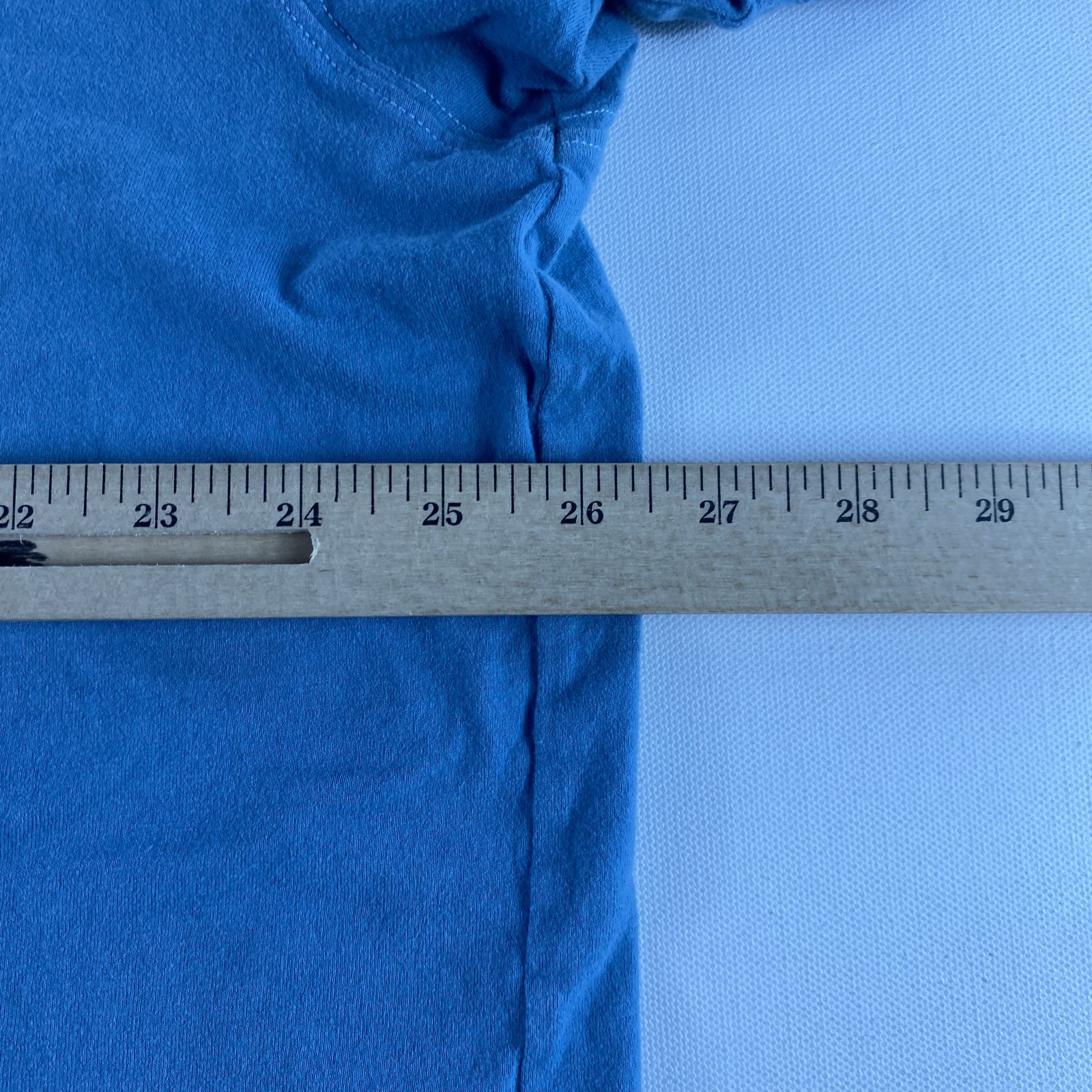 Life Is Good Shirt Mens 2XL Blue 94 Distressed Graphic Tee Made In Peru Cotton