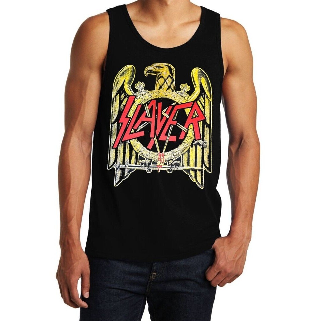 Slayer Eagle Tank Top Men’s Sizes (Multiple Variations)