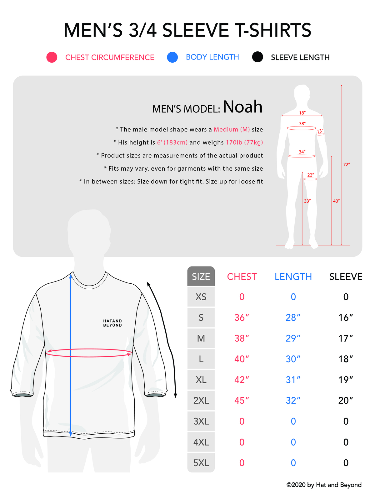 Mens Baseball T-Shirts 3/4 Sleeve Casual RAGLAN Premium Cotton Sport Slim Fit
