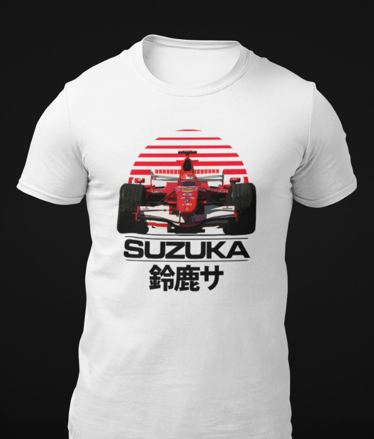 Suzuka Japan Schumacher F1 Short-Sleeve Unisex T-Shirt