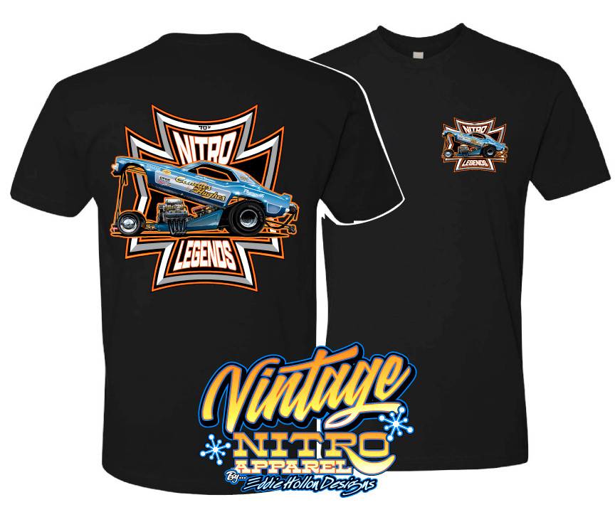 NITRO LEGENDS Candies & Hughes Cuda Funny Car (299-004) T-Shirt
