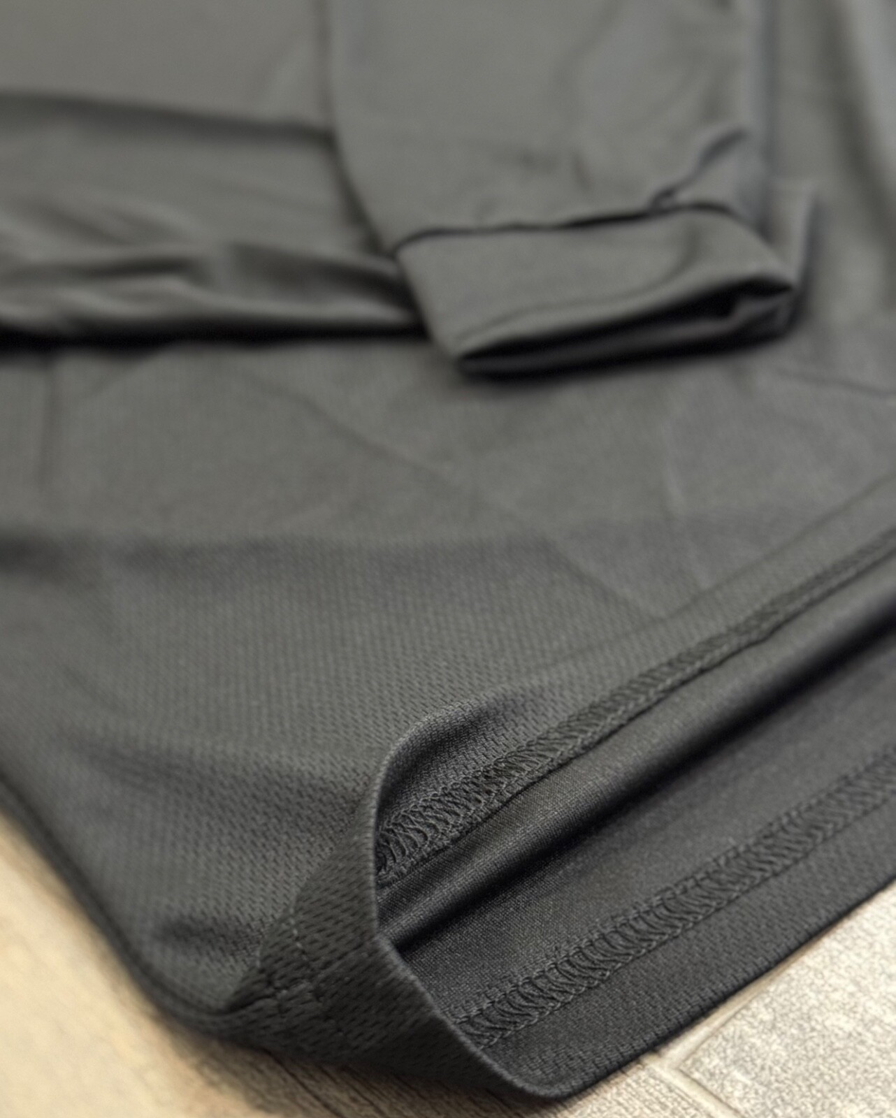 DRI-FIT Long Sleeve T-Shirts, UPF 50+ Sun Protection Shirt BLACK