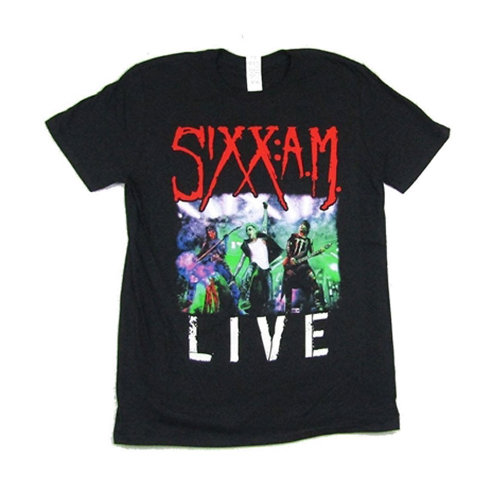 Men’s Sixx A.M. Live World Tour 2016 T-shirt XX-Large Black