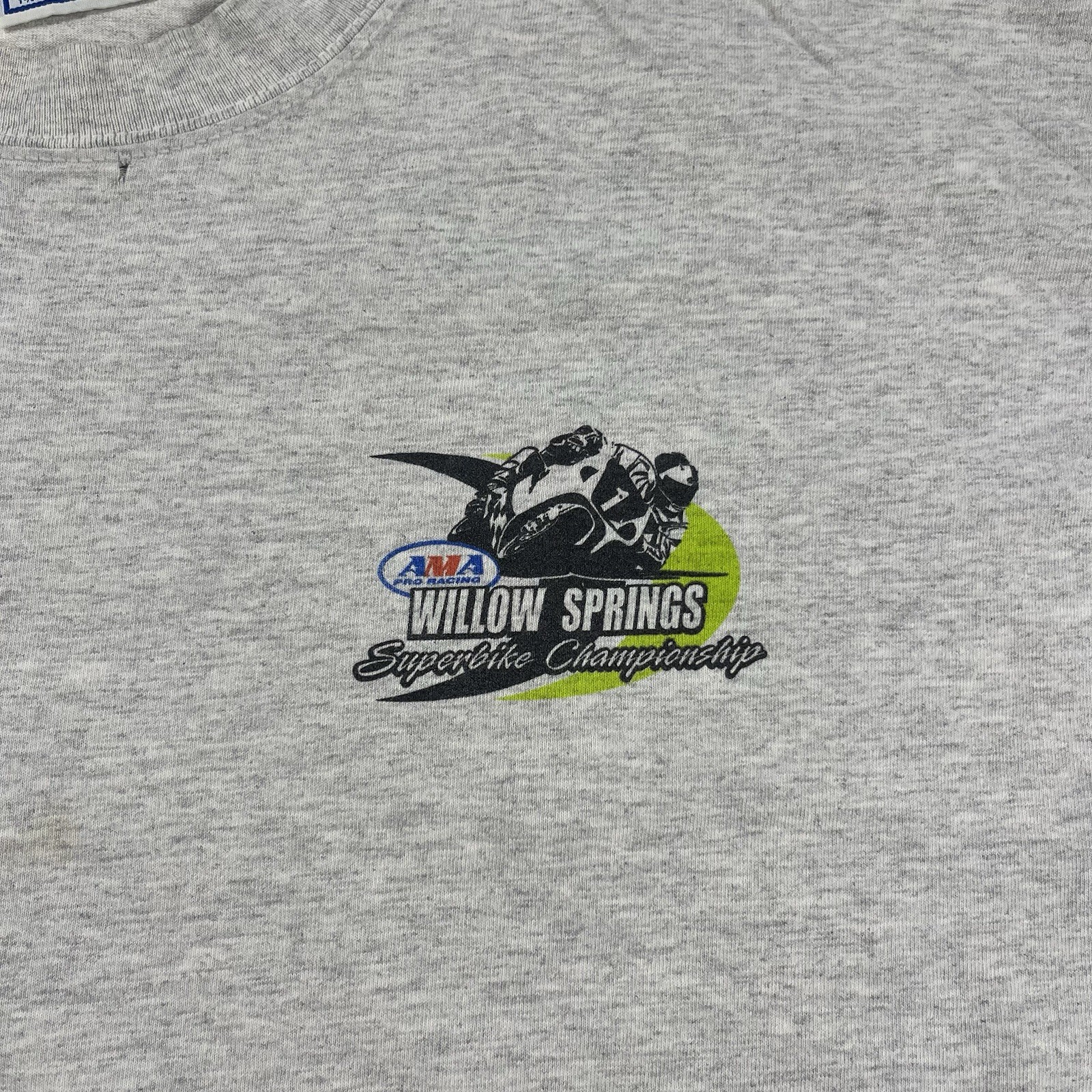 Vintage AMA Pro Racing Del Mar Grand Nationals Speedway Motorcycle Shirt XL