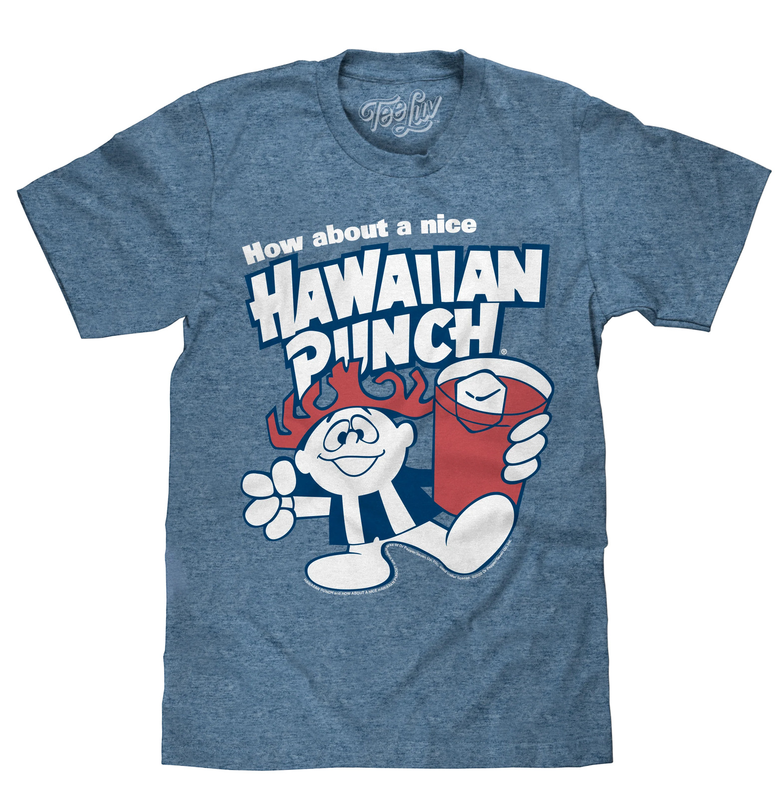 How About a Nice Hawaiian Punch Retro Punchy Mens T Shirt Cabo Blue