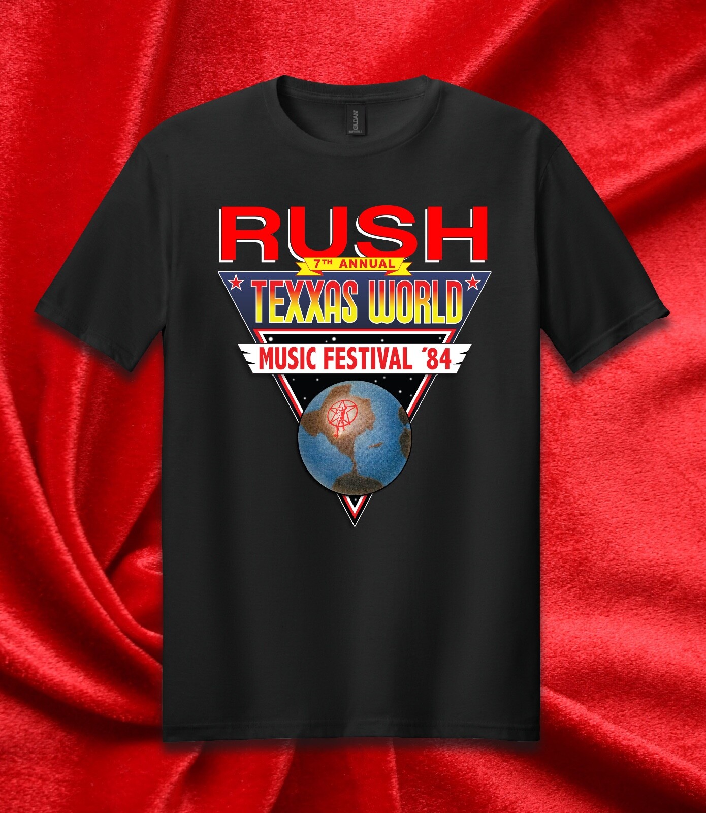 Texxas Jam 1984 Vintage Tour Jersey Shirt FREE S&H Texxas World Music Festival