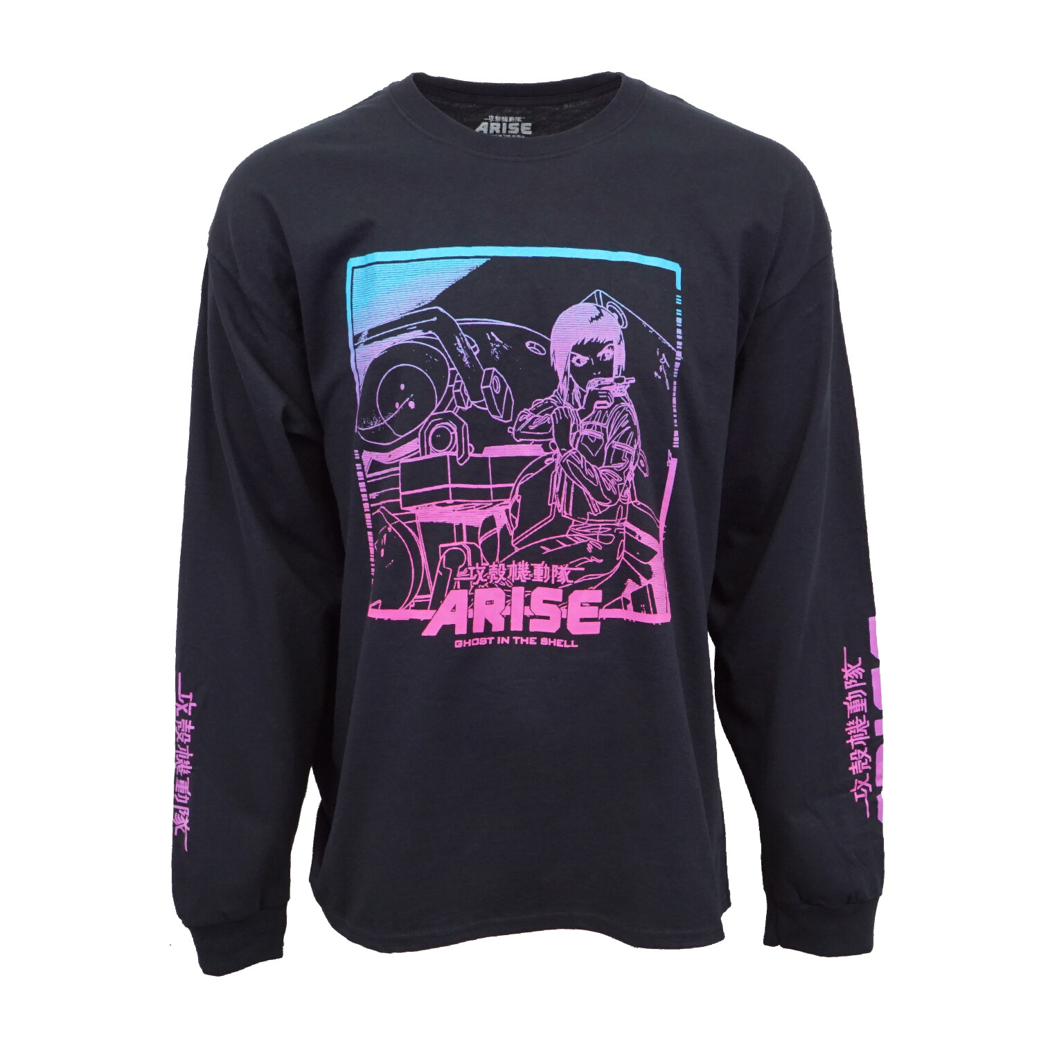 ARISE GHOST IN THE SHELL MENS LONG SLEEVES T SHIRT OFFICIAL LICENSE T SHIRT