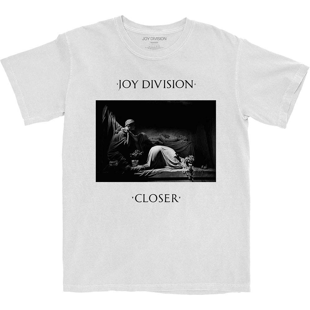 Men’s Joy Division Classic Closer Slim Fit T-shirt XX-Large White