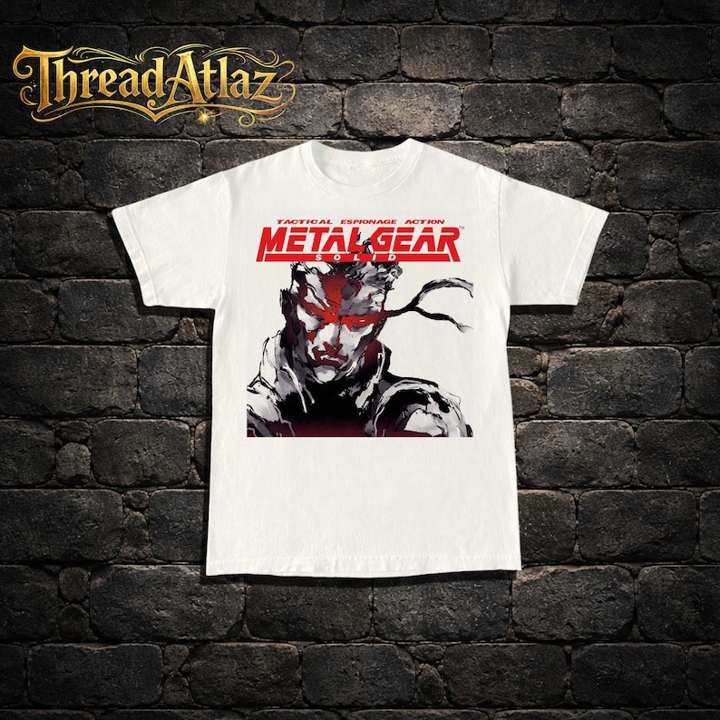 Metal Gear Solid T-Shirt – Retro Tactical Espionage Tee