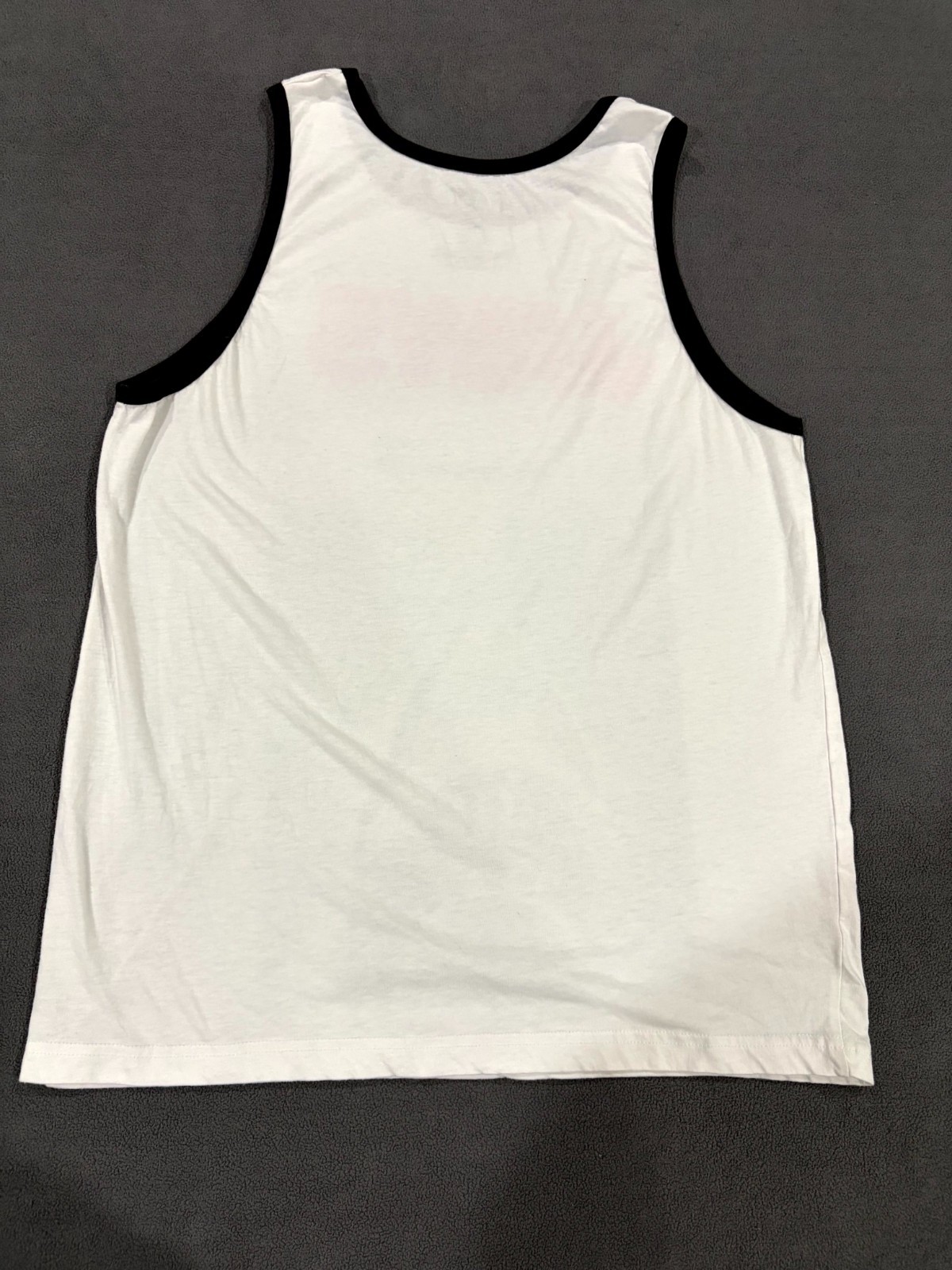 Jaws Tank Top Mens Large White Shark 1975 Swimmer Horror Adventure Film Graphic