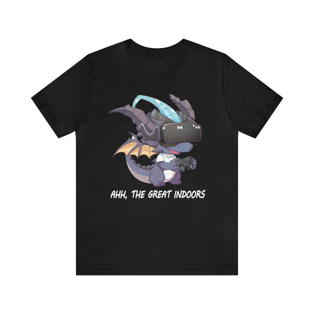 Ahh, The Great Indoors (Mythical Mayhem – Gaming) – T-Shirt