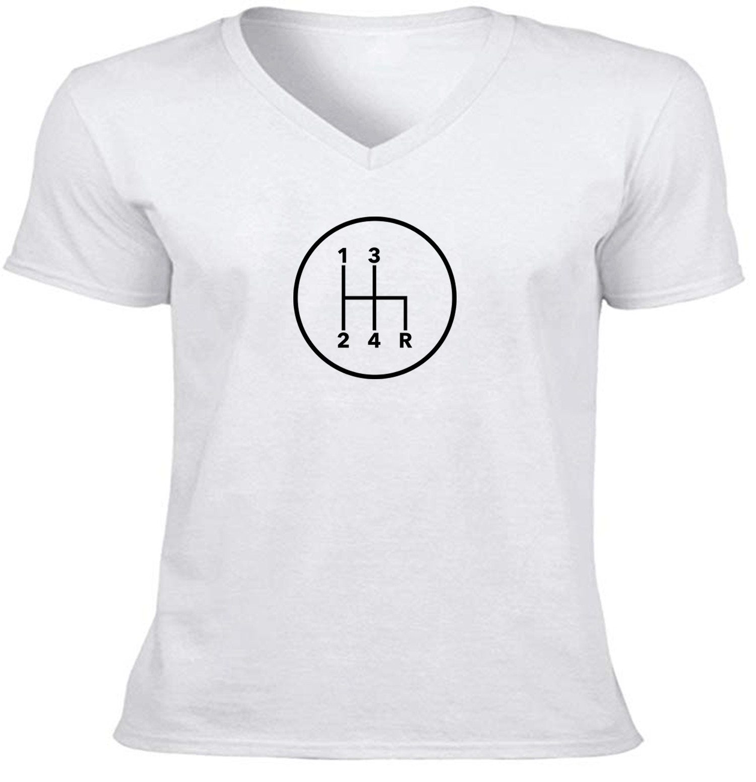 Manual Transmission Gears Shift Pattern 4 Speed Stick T-Shirt Gear shift pattern