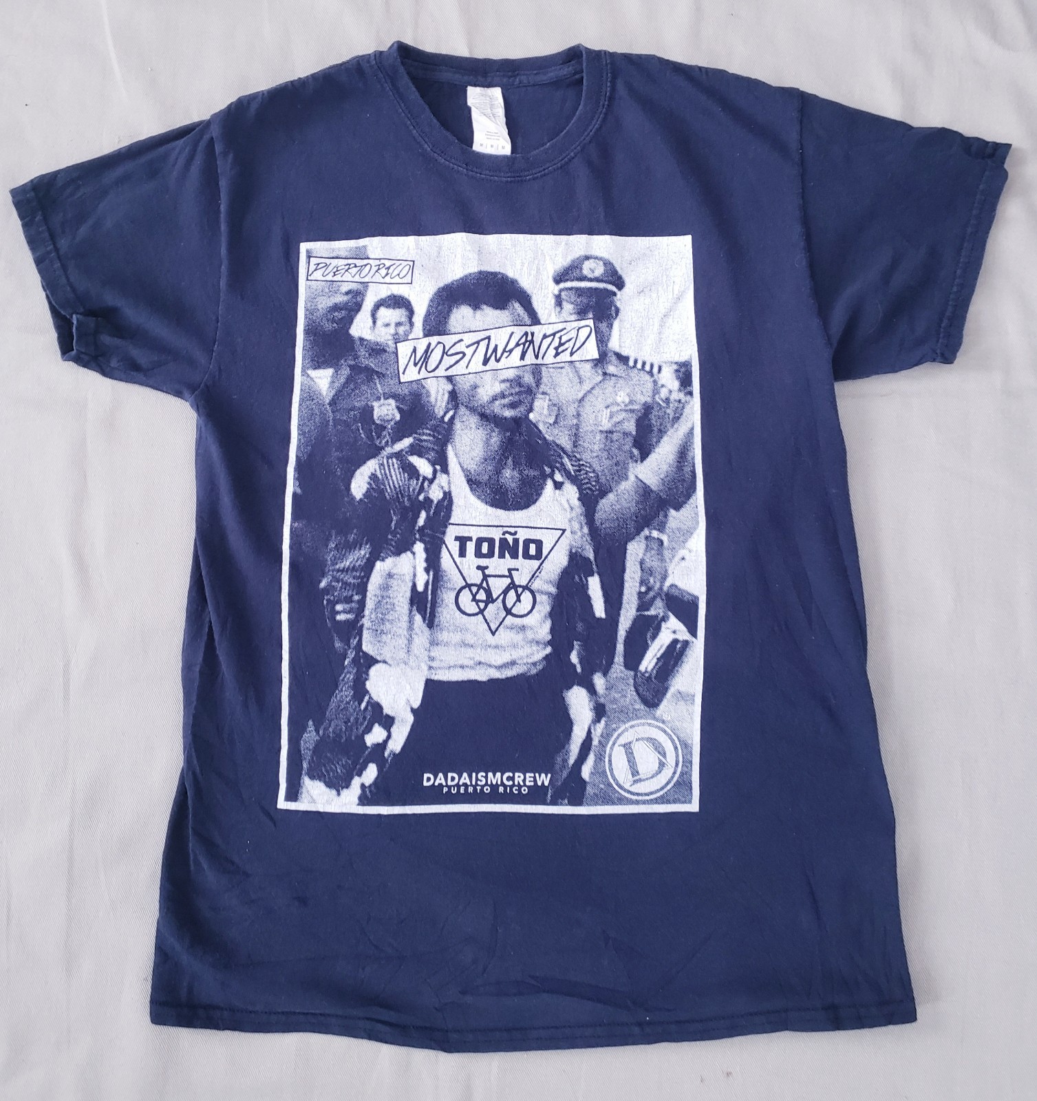 Toño The Most WantedT Shirt Black Size Medium