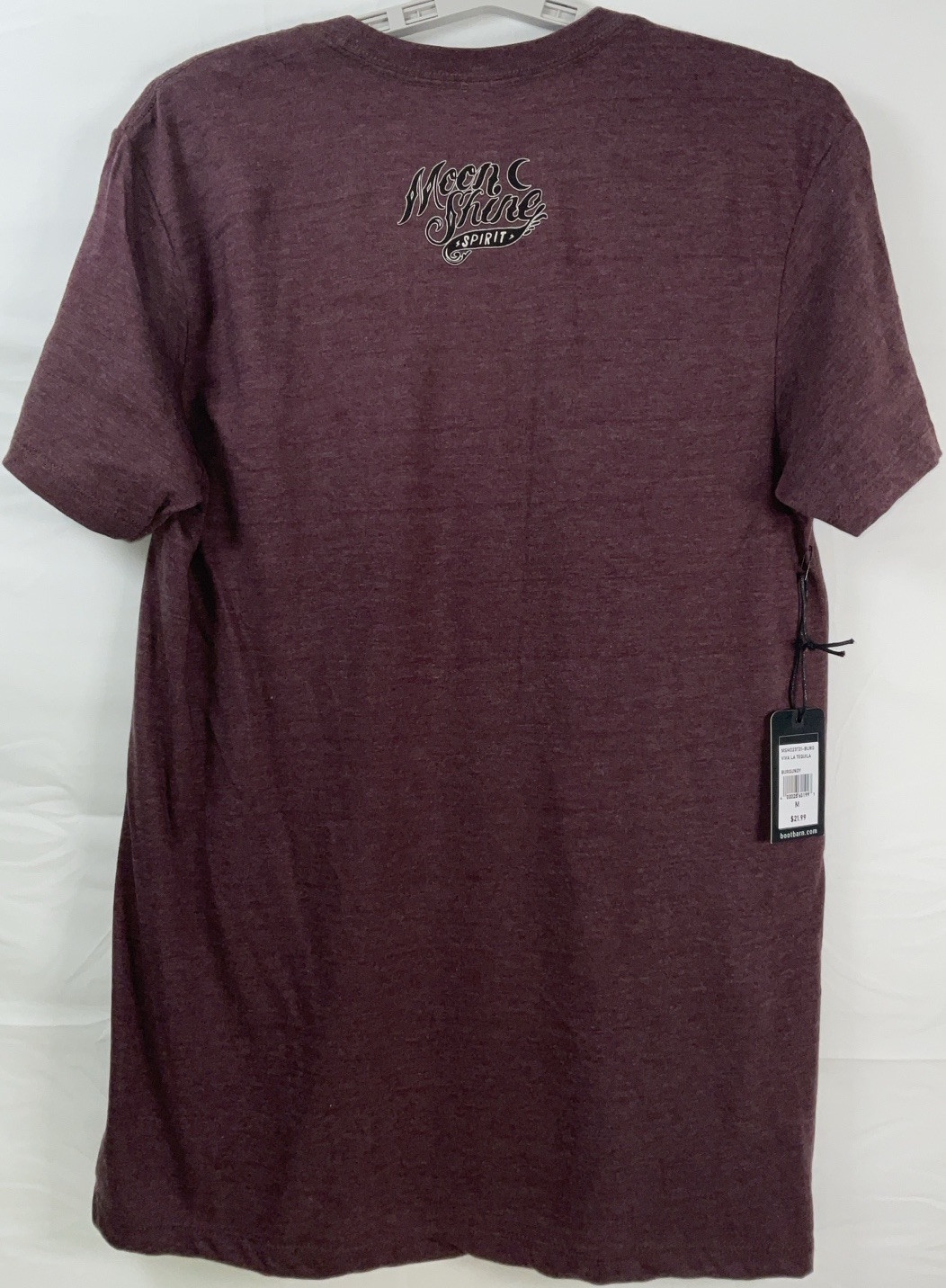 NWT Men’s Brad Paisley Moon Shine Spirit Viva La Tequila T-shirt Burgundy Medium
