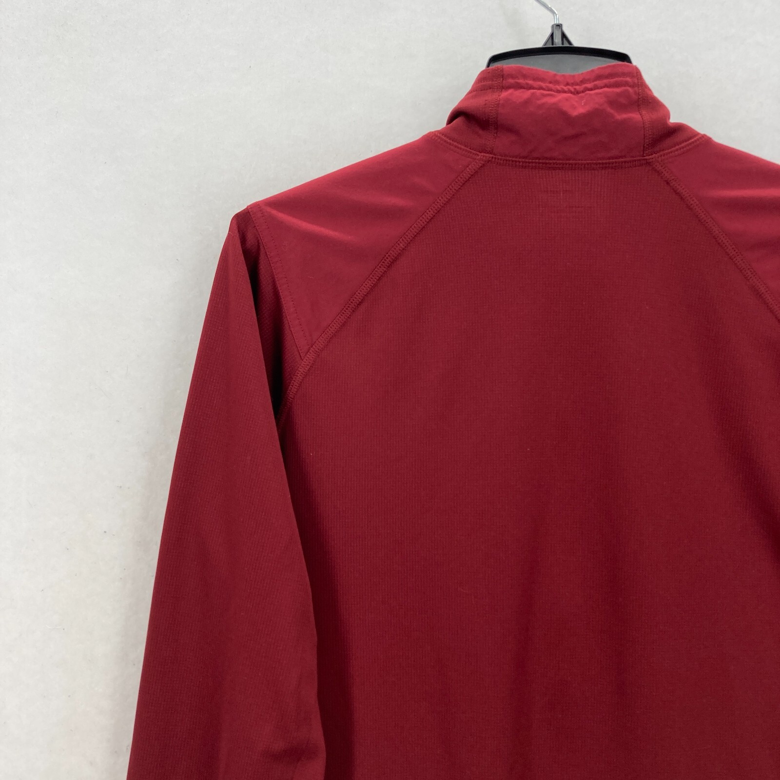REI Screeline Half-Zip Long-Sleeve T-Shirt Mens Large Red Outdoors Hiking Travel