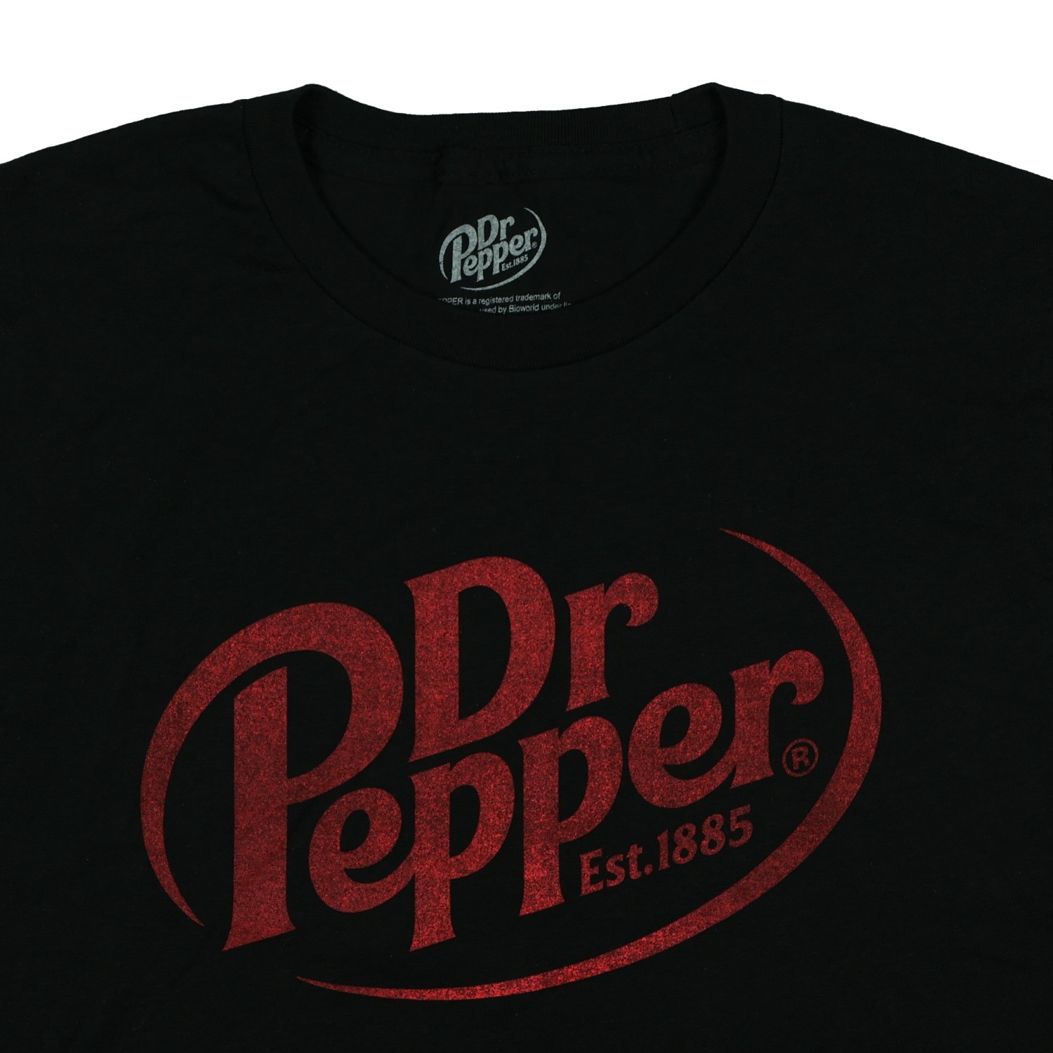 Dr Pepper T-Shirt Men’s Cherry Soda Logo Design Graphic Print Tee