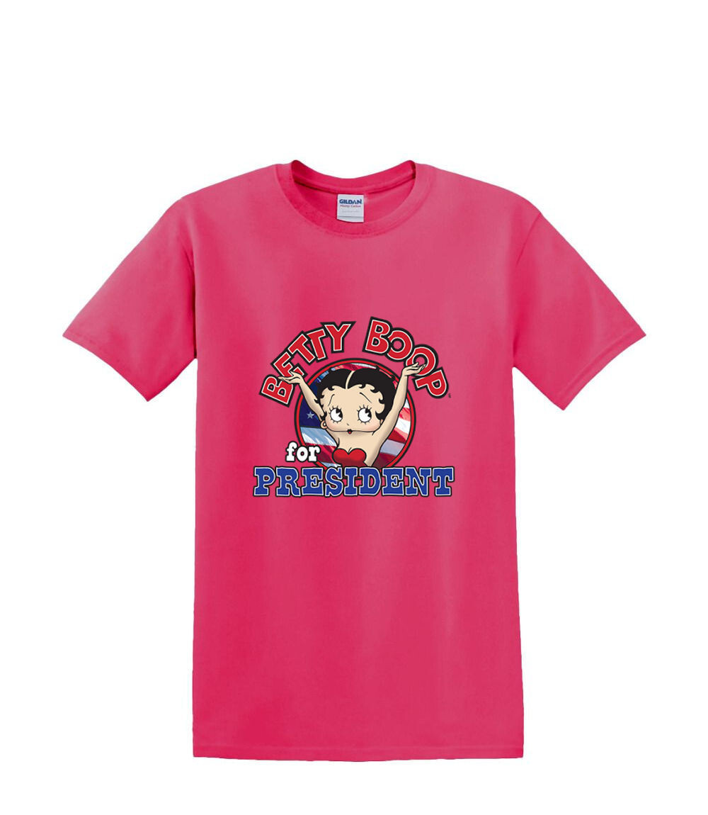 T-Shirt S to 2XL 3XL – BETTY BOOP -for PRESIDENT – Fun Humor Adult