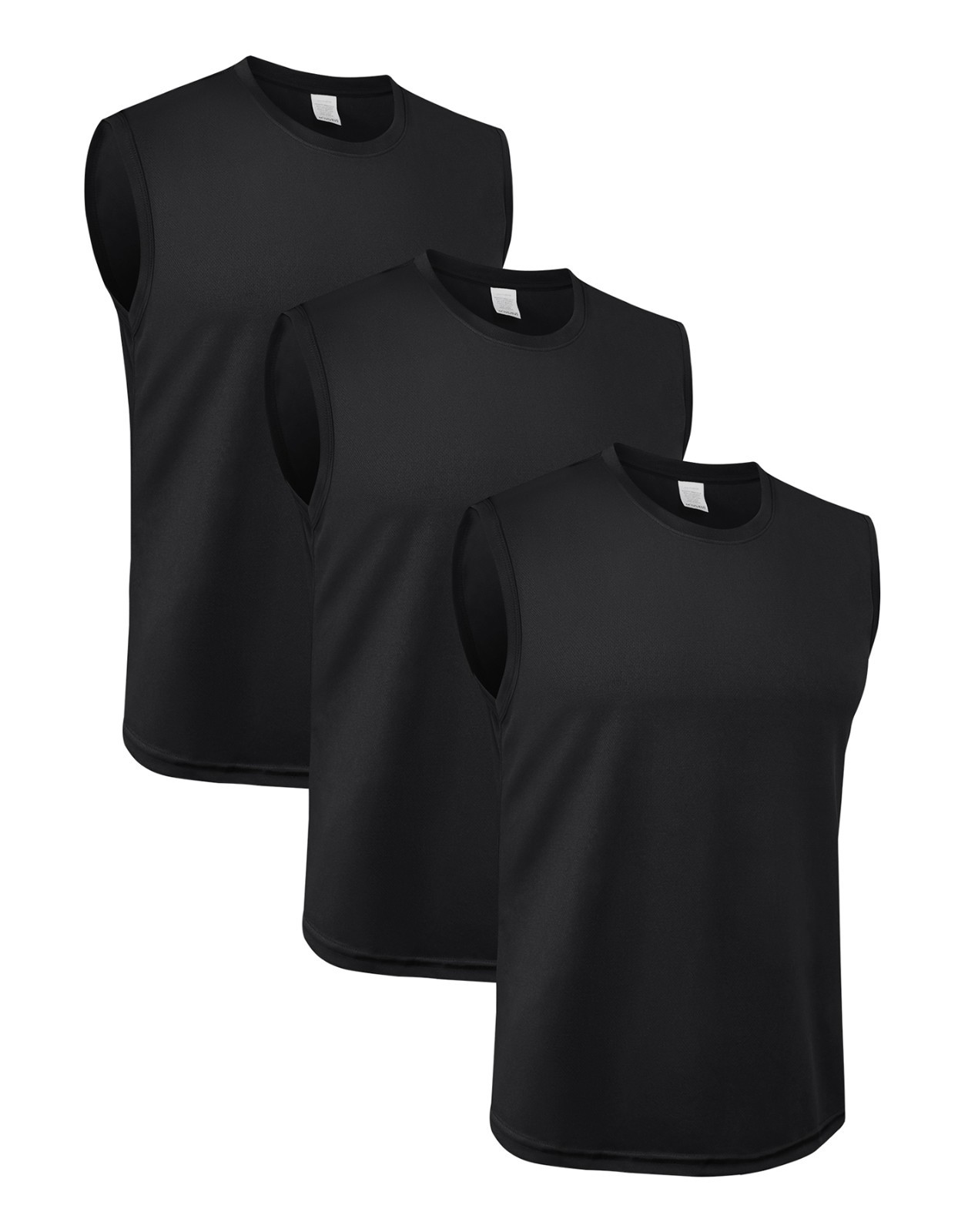 3 Pack Mens Sleeveless Quick Dry Tank Tops for Gym Workout Running Beach Sport