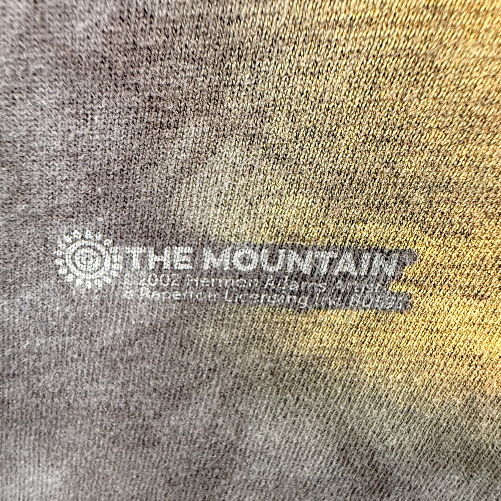 VTG The Mountain Cowboy Shirt 2002 Herman Adams Western Outlaw Tie Dye Mens 2XL