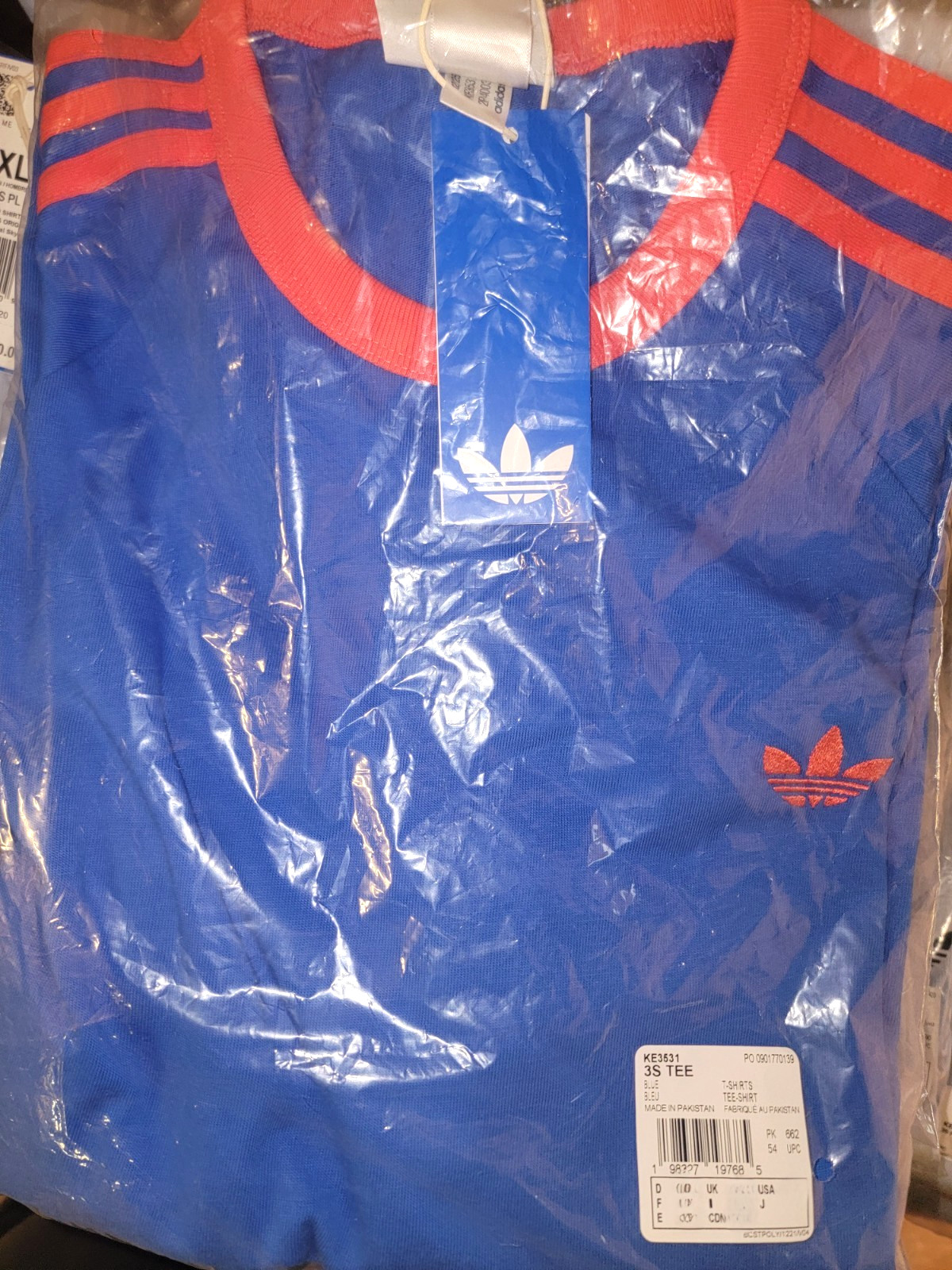 NEW MENS ADIDAS ORIGINALS CALIFORNIA 3 STRIPES TREFOIL SHIRT ~SIZE MEDIUM #KF353
