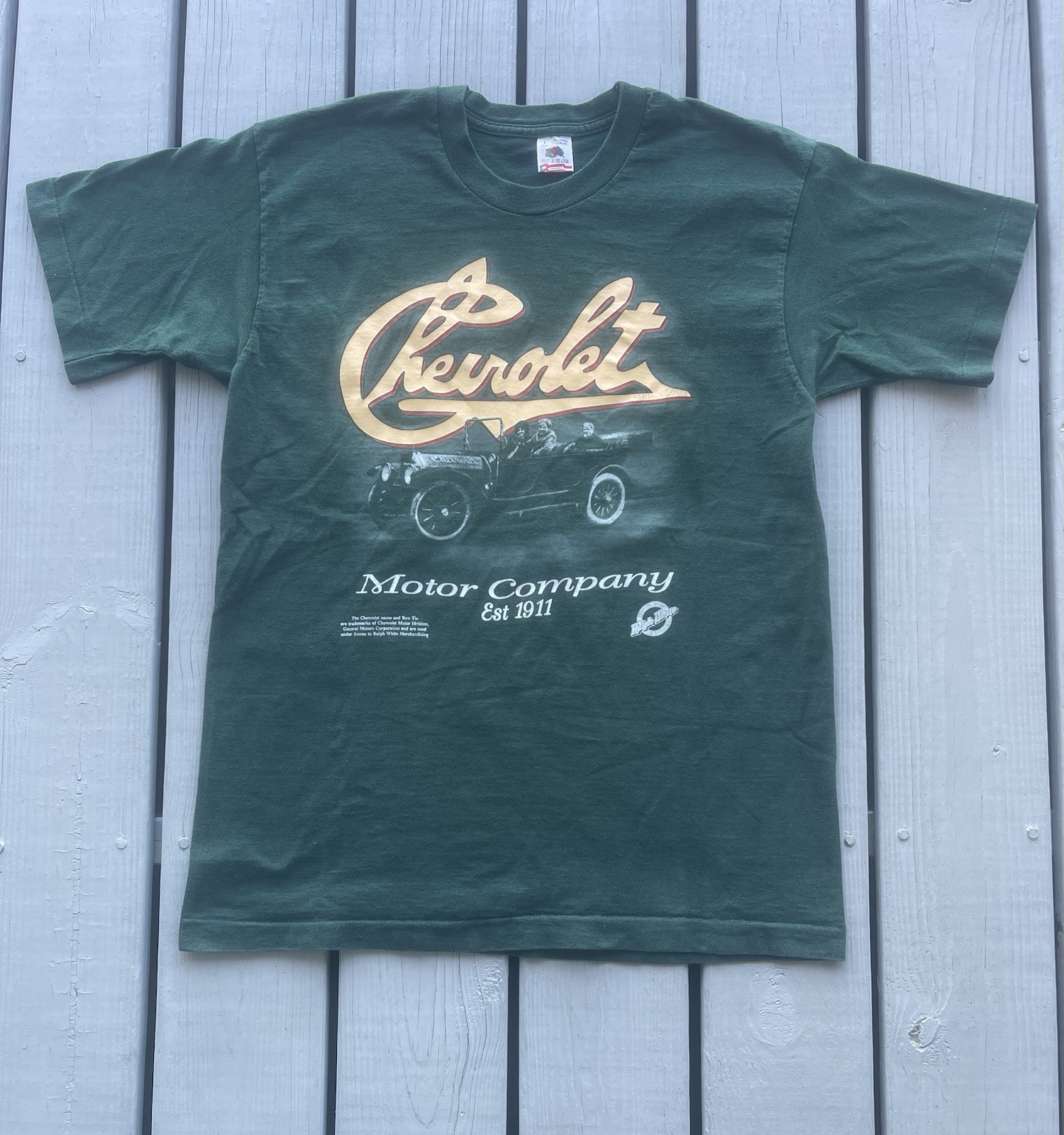 Vintage 90’s Ralph White Chevrolet Motor Company Graphic T-Shirt Large Chevy USA