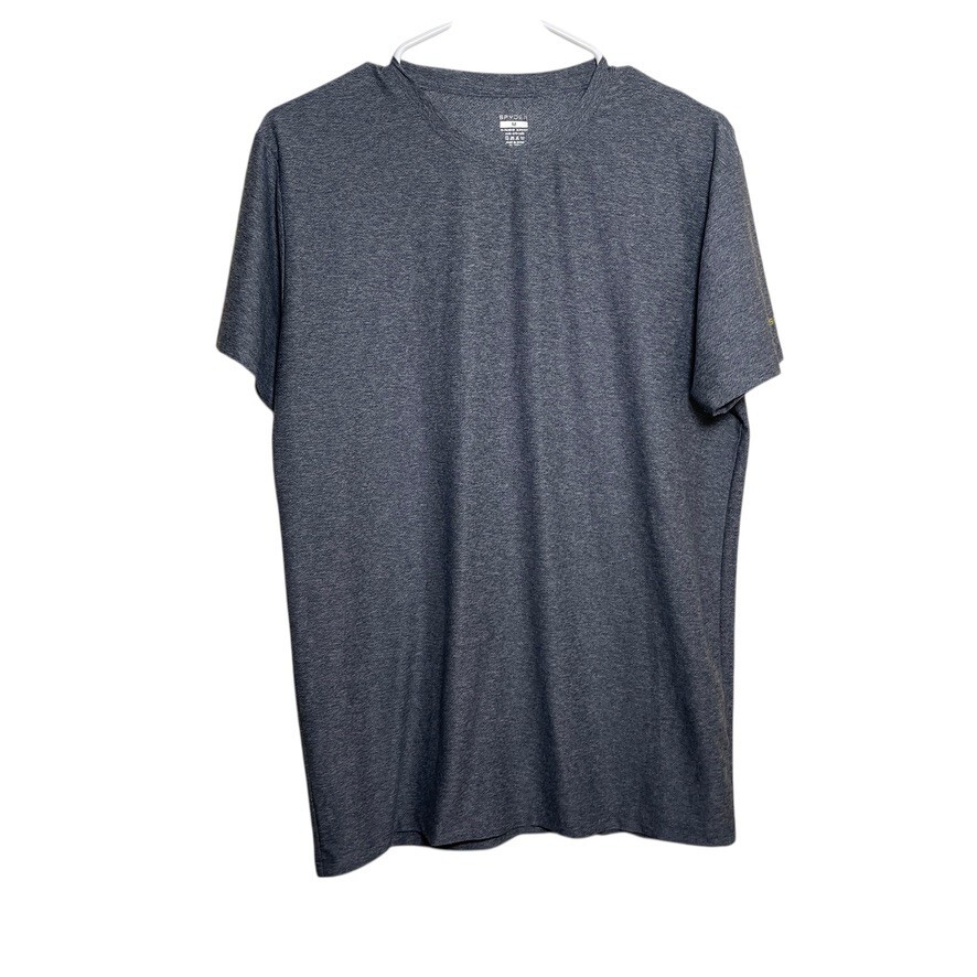 Spyder T-Shirt Men’s Medium Gray Athletic Short Sleeve Shirt Active Solid Top