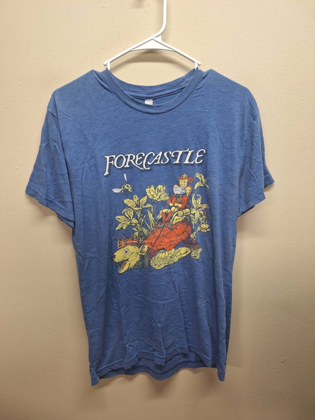 FORECASTLE Music Art Activism Louisville KY 2015 Adult Medium Blue T-Shirt