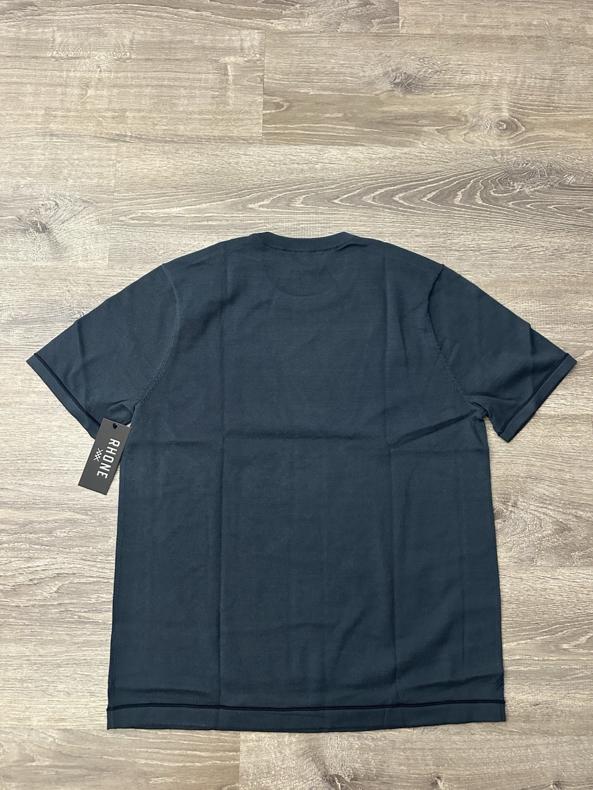 Rhone Compass Knit Tee Men’s Large Deep Sea Blue/ True Navy