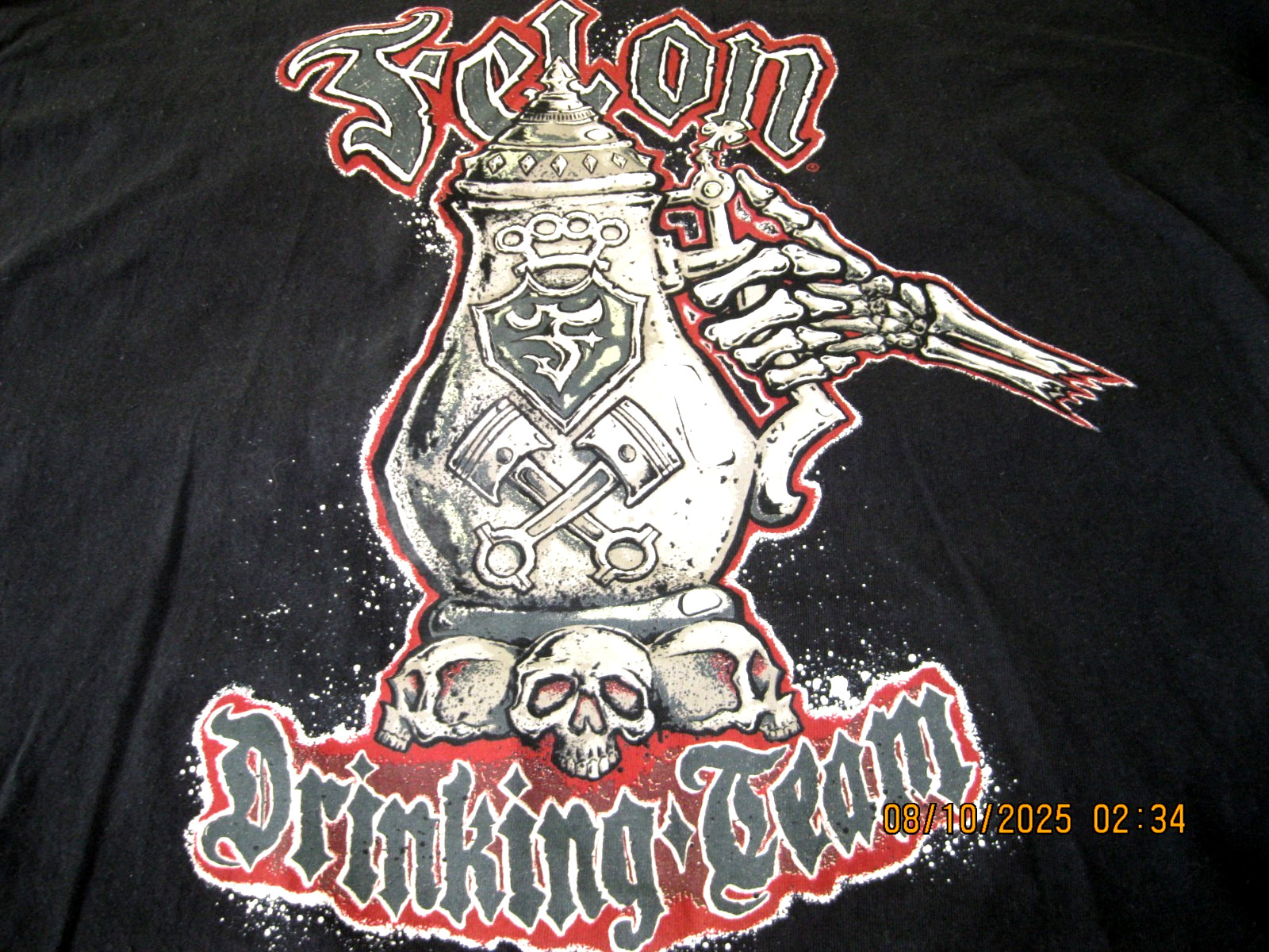 Vintage Felon Clothing Co T Shirt Mens 3XL Black DRINKING TEAM USA MADE