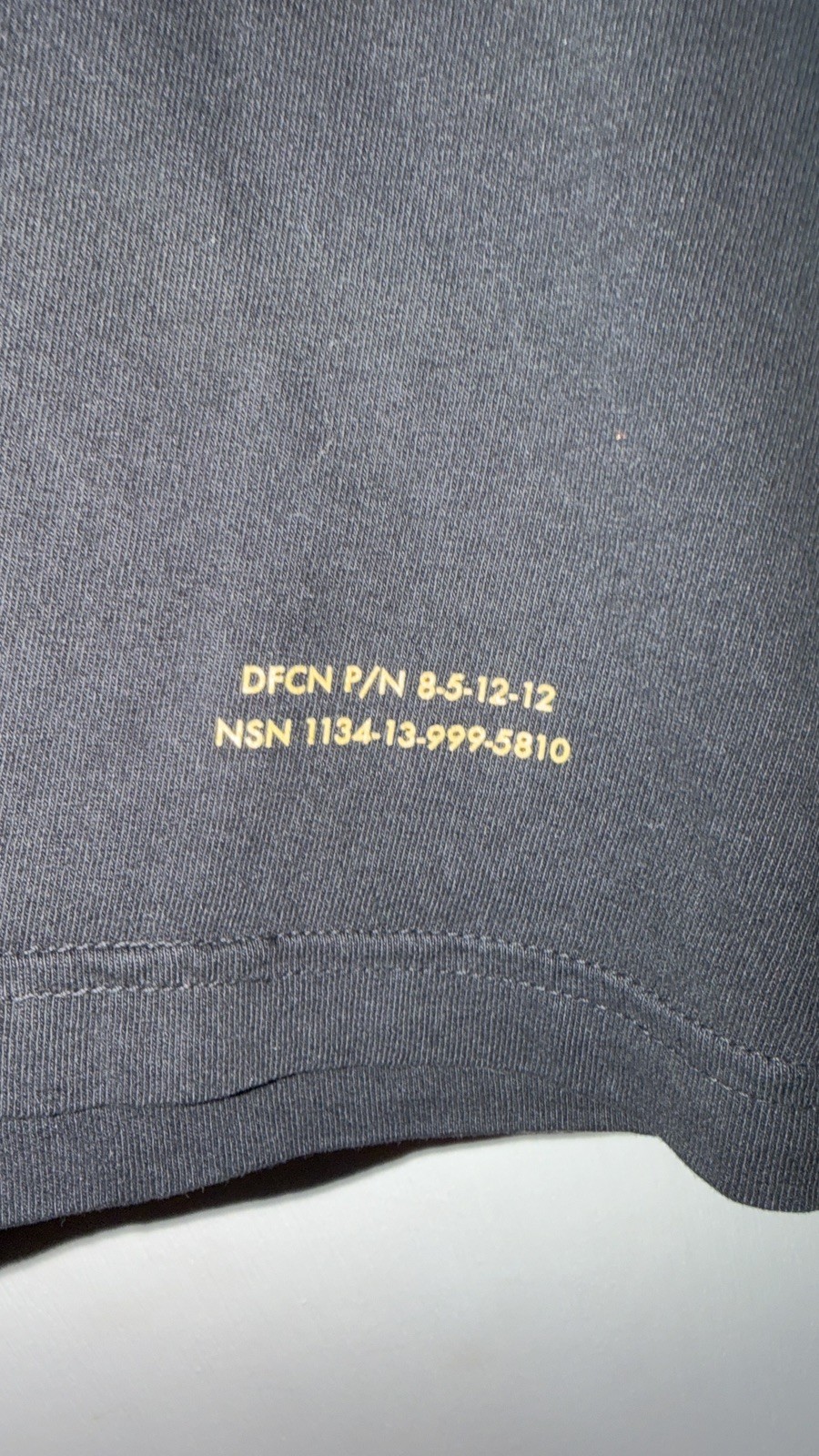 DEFCON GROUP HEAVYWEIGHT NOYFB EAGLE T-SHIRT BLACK LARGE VANS FOG