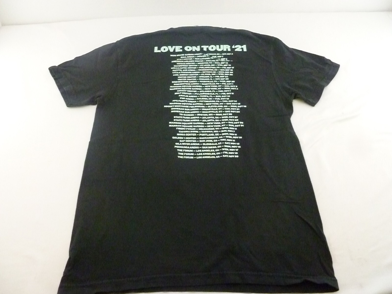 NEW Comfort Color Harry Styles Love On Tour ’21 Black Tee Shirt-Large