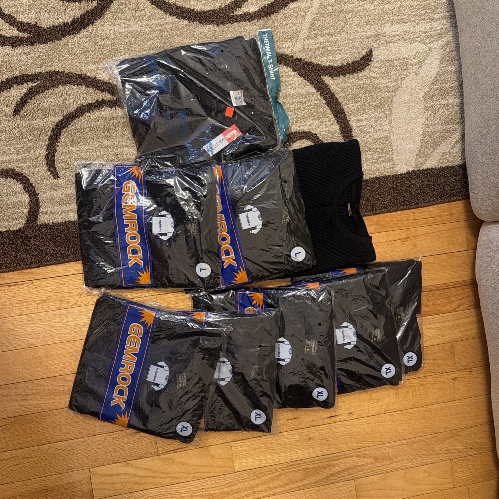 22 Mens Thermal , Variety Of Sizes And Colors, Individual Wrapped Ready To Sell