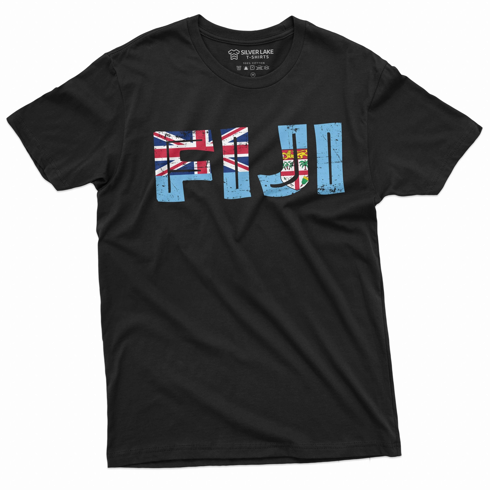 Men’s Fiji Shirt Fiji Patriotic Shirt Fiji National Flag Tee Fijian Gift Tee