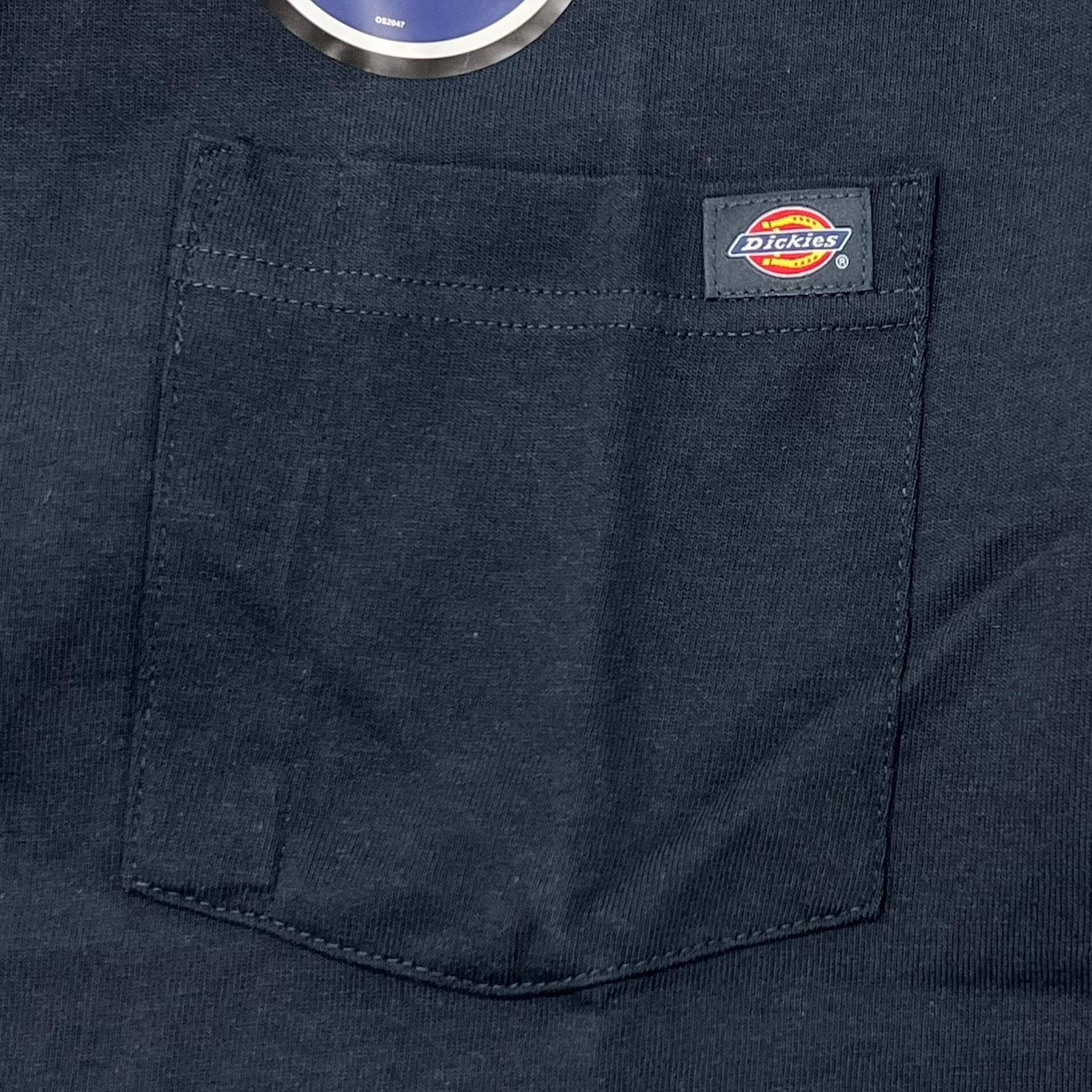 DICKIES Heavyweight Fabric Long Sleeve Pocket T-Shirt Men’s Sz M Dark Navy WL450