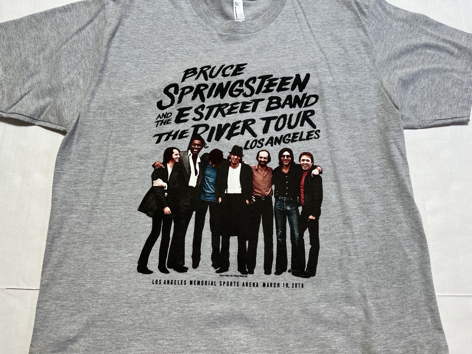 Bruce Springsteen ‘The River Tour 2016’ Los Angeles ladies boxy T shirt NWOT