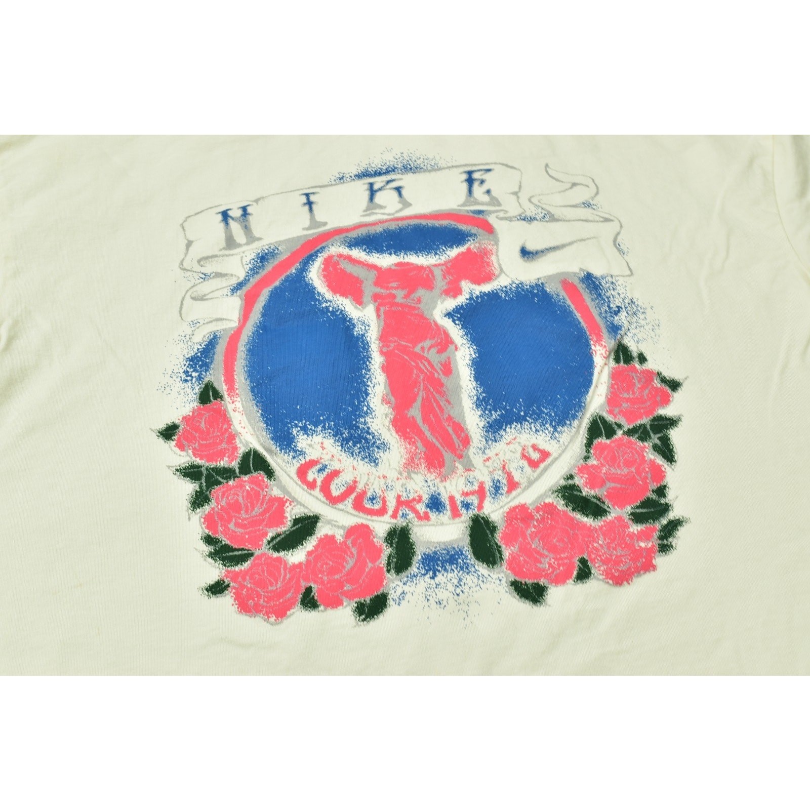 Nike The Nike Tee Men Large Cream Winged Victory Tour 1972 Oversized Fit T-Shirt