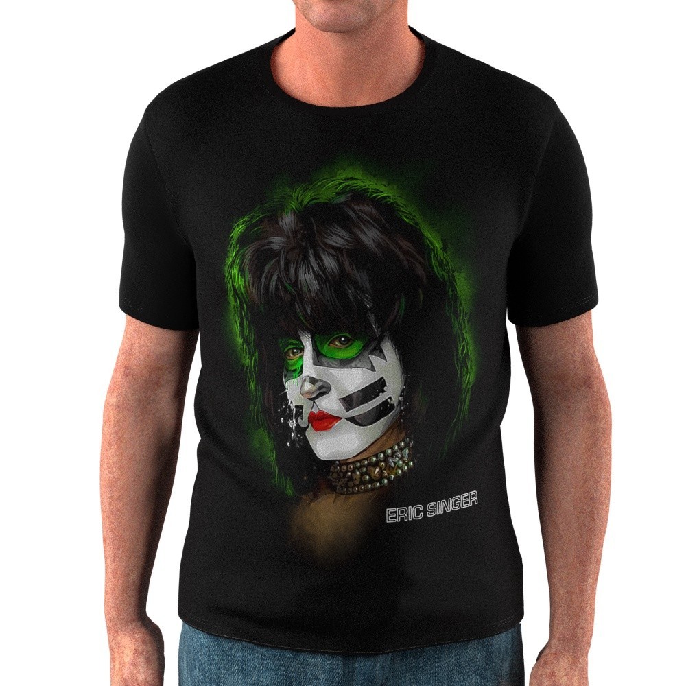 Trend! Eric Singer Kissmas Band Black Shirt FULL size S-5XL HT538