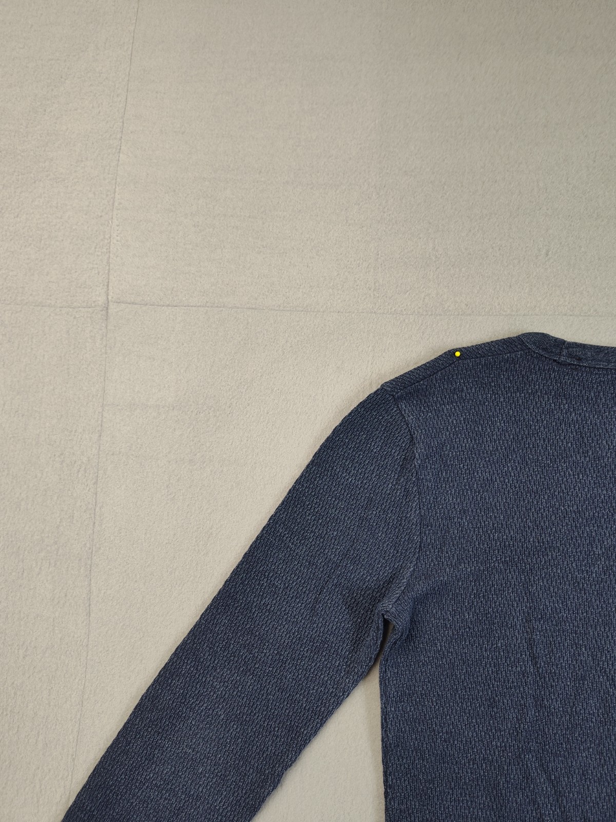 Hollister Men Shirt 2XS Navy Blue Crew Neck Long Sleeve Logo Casual