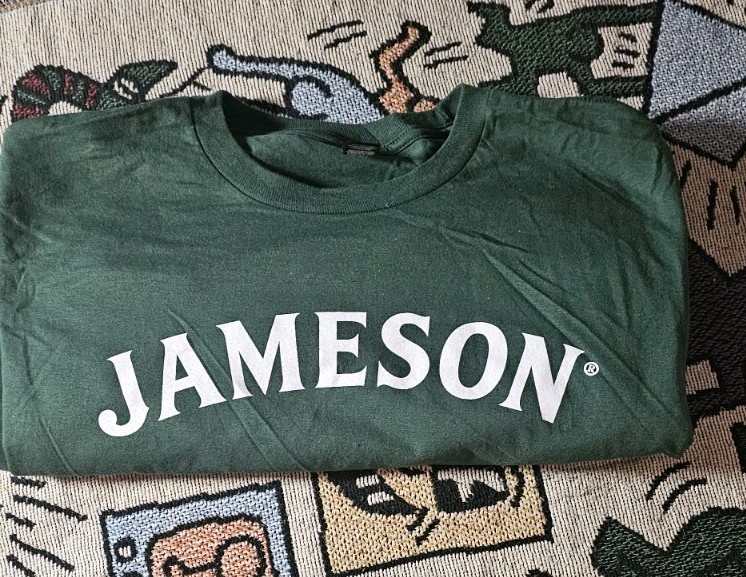 Jameson Irish Whiskey T-Shirt Adult XL Unisex Cotton Dark/Forrest Green