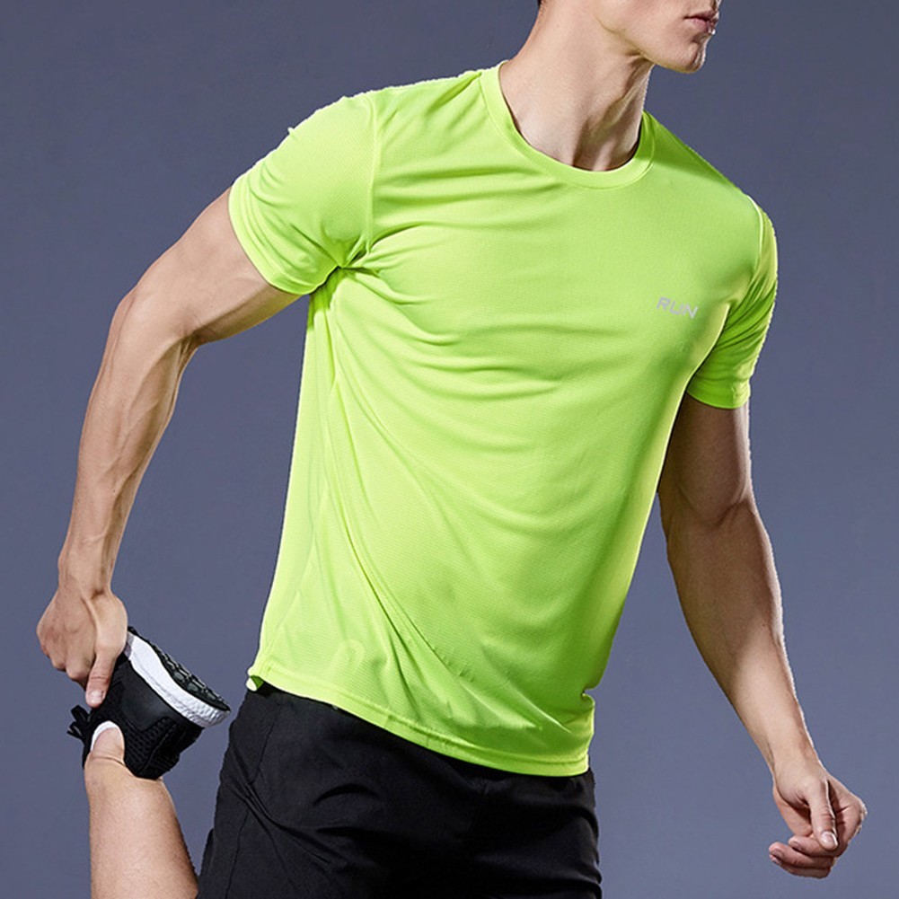Lightweight Men’s Quick Drying Athletic T Shirt Breathable Lightweight Tops