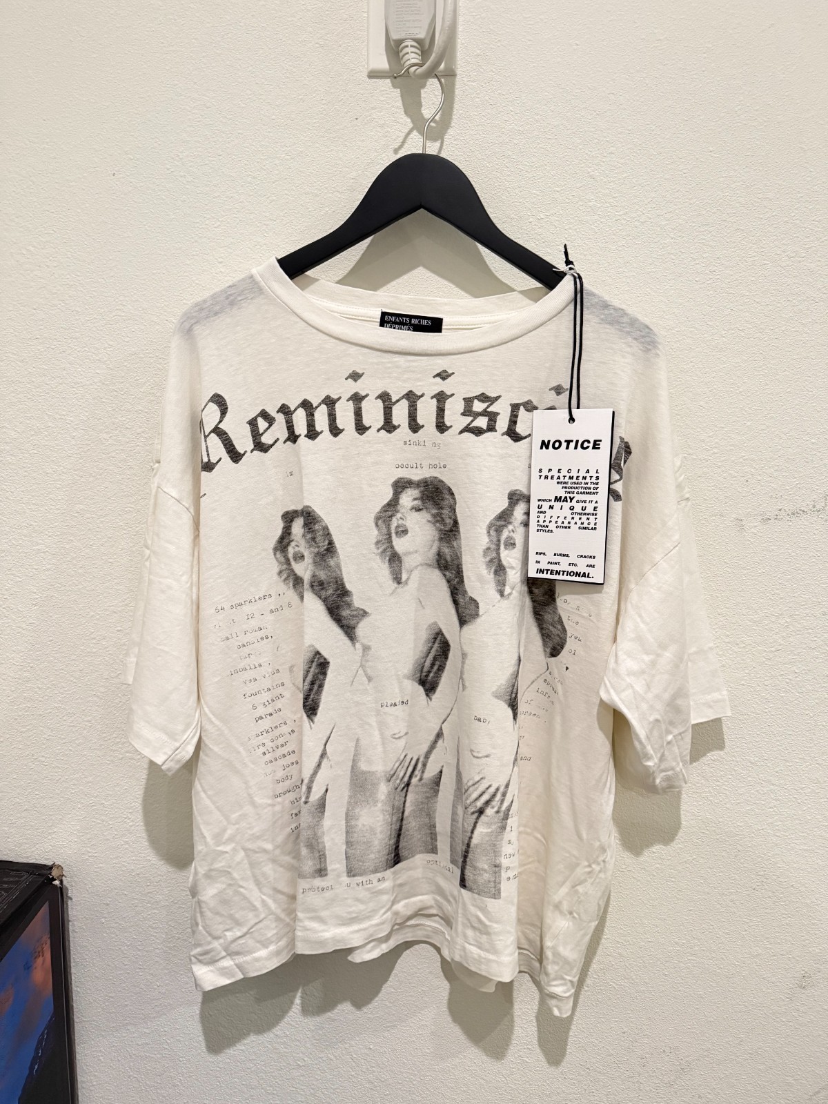 Enfants Riches Deprimes “Reminiscing” T-Shirt Summer 25 Exclusive (BNWT) XL