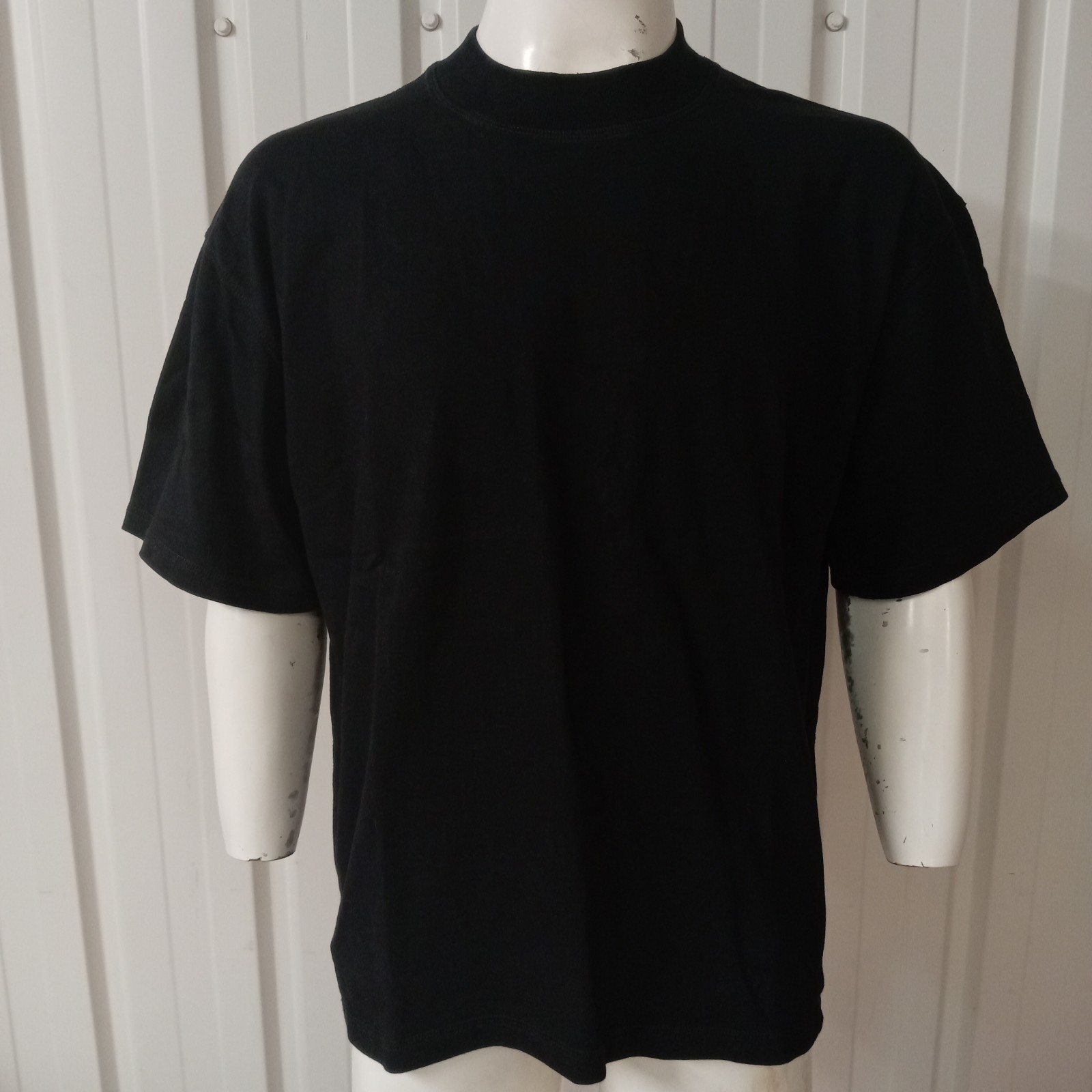 Illicit Bloc Blank T-Shirt Black Medium 300GSM 100% Cotton (M)