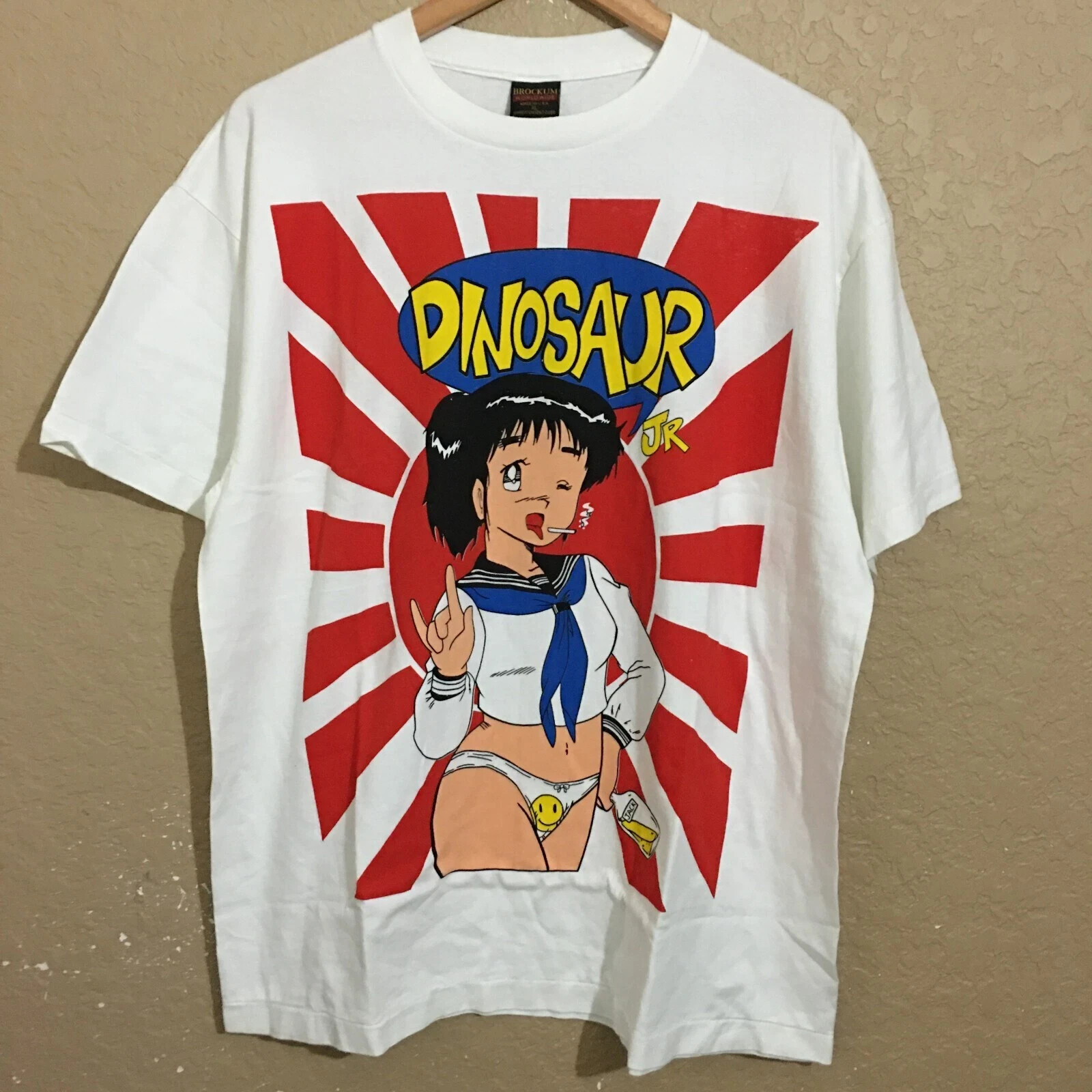Dinosaur Jr. Cartoon Girl Japanese Anime Manga T-Shirt Reprint AN51515