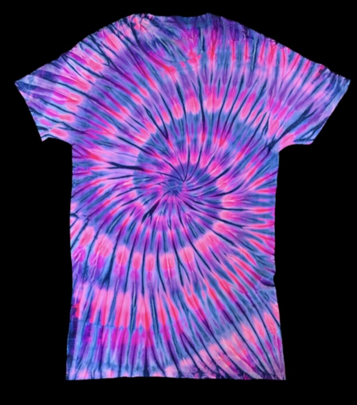 *New* 2XL – Sm Handmade Tie Dye, Love of Violets Spiral, Crew or V-Neck