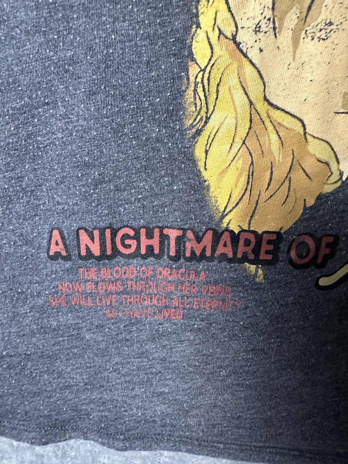Universal Monsters Dracula Horror Movie Graphic T Shirt XL Bela Lugosi Gothic