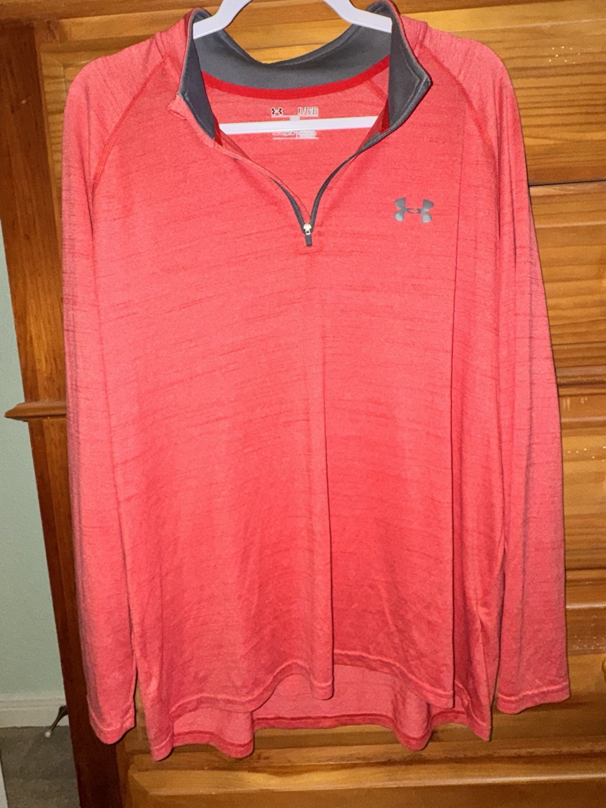Lot of 3 Under Armour Men’s XL 1/4 Zip Pullover Long Sleeve Athletic Shirts WW