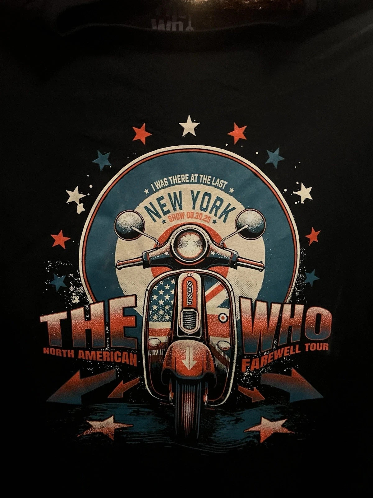 THE WHO SHIRT NYC MSG 8/30/2025 LAST SHOW TOWNSHEND DALTREY NEW YORK GILDAN