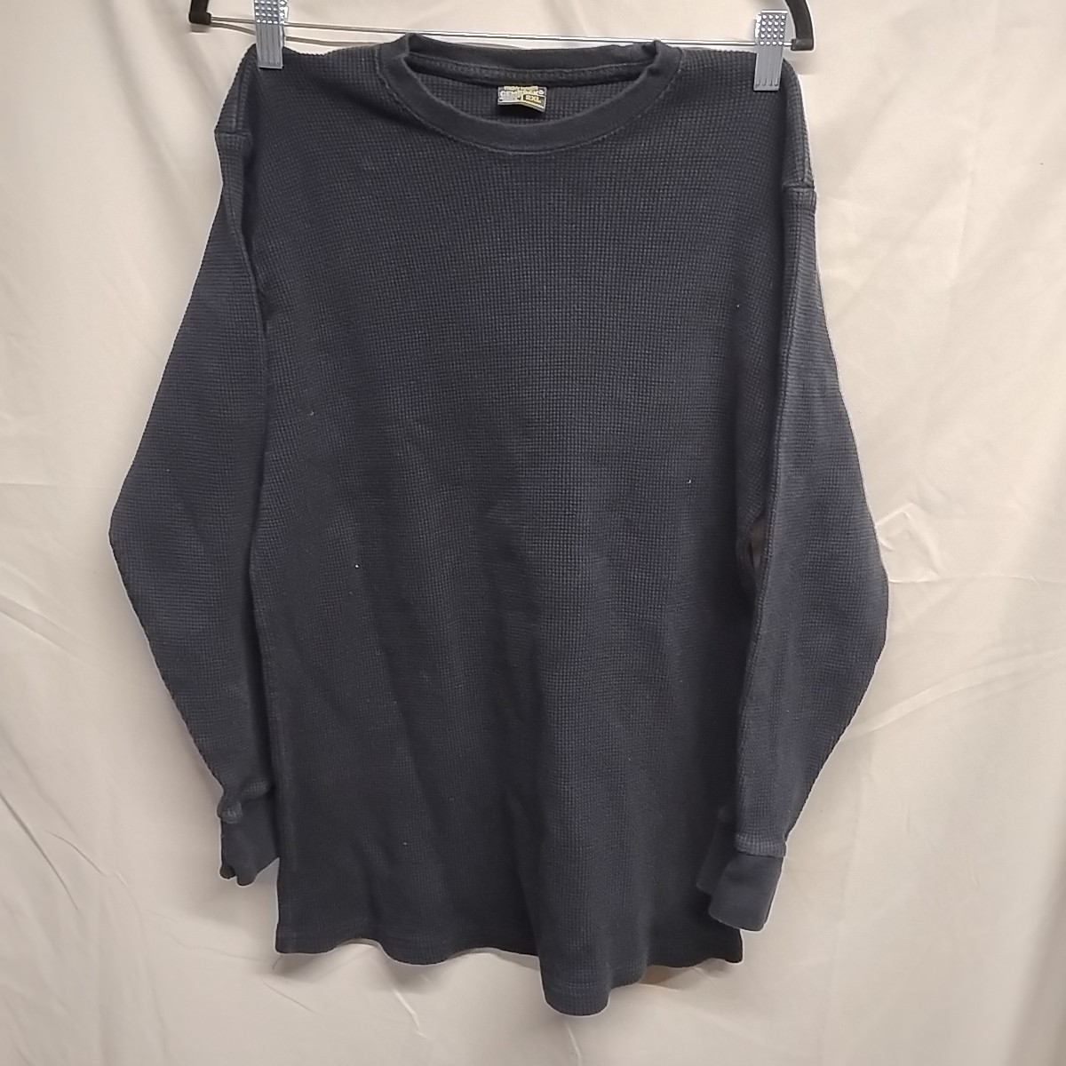 GemRock Heavy Weight Men Size 2XL Black Long Sleeve Waffle Texture Thermal Shirt